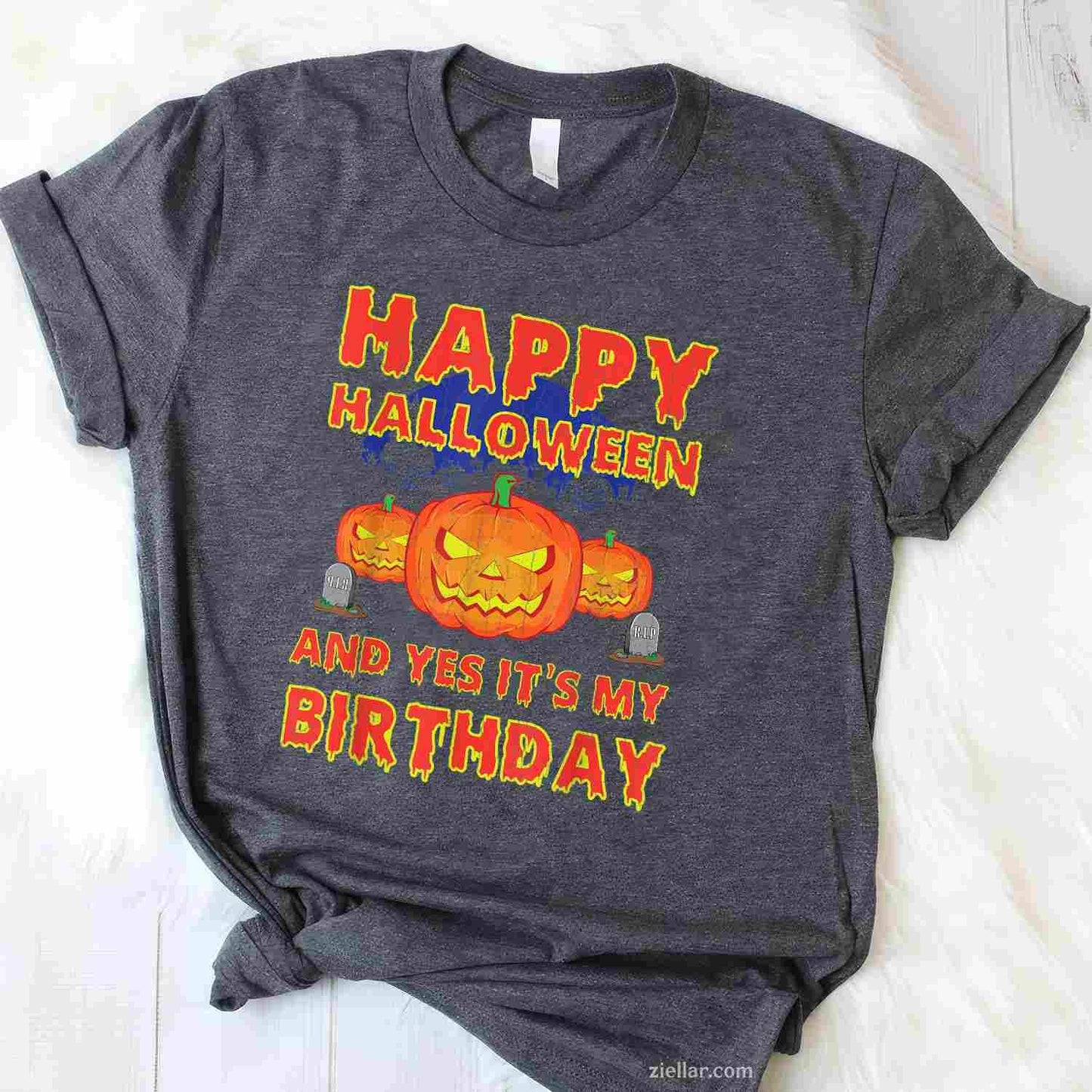 Halloween Birthday _ October 31 Birthday Cool Fall Season T-Shirt and Tee for Adults Men Women Unisex
