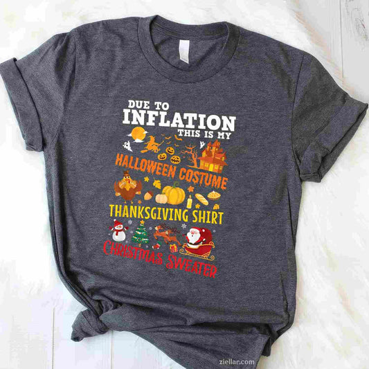 Halloween Costume, Thanksgiving, Ugly Christmas Sweater Funny Graphic Tee and T-Shirt Gift for Adults Men Women Unisex