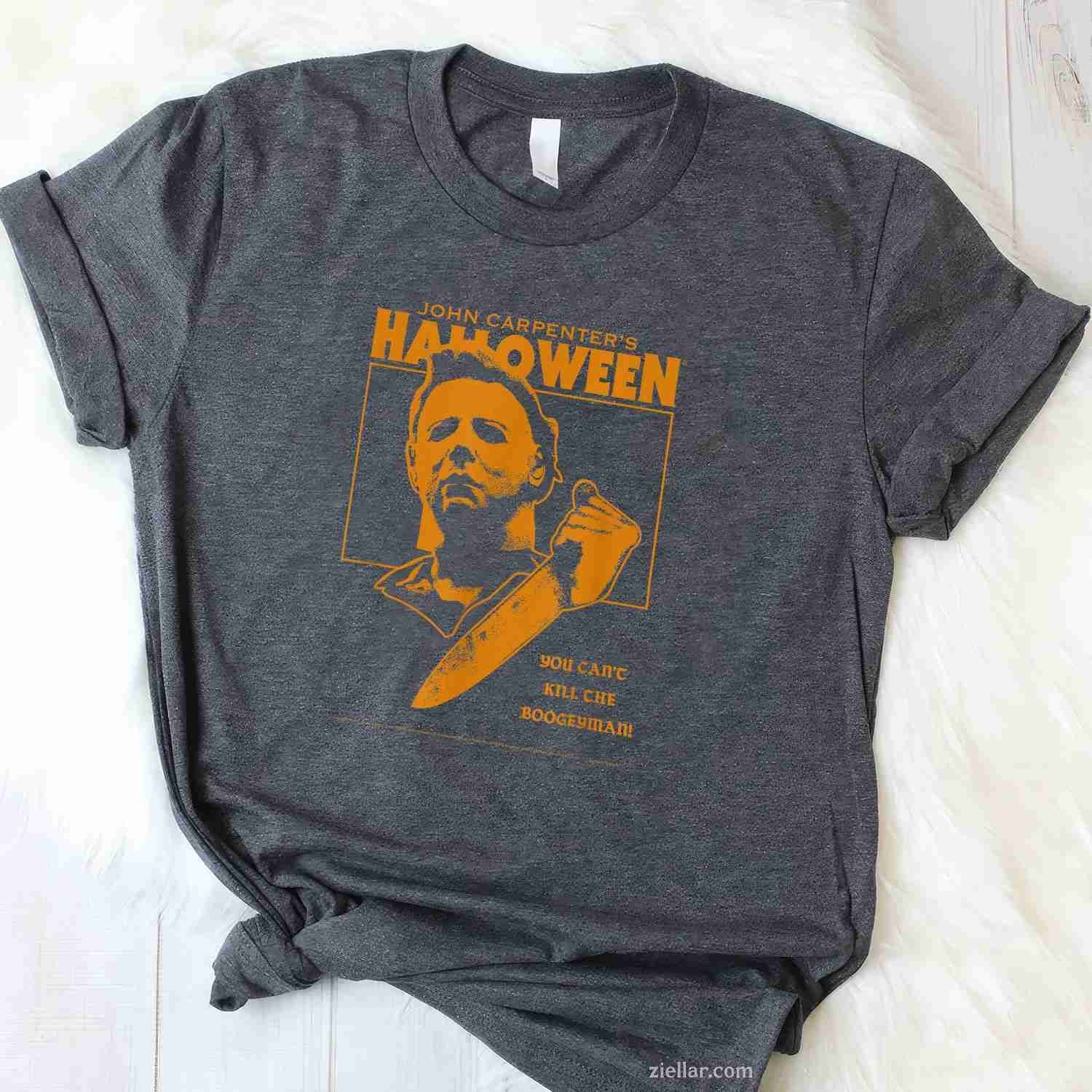 Halloween You Can't Kill the Boogeyman! Tee, Halloween T-Shirt for Men Women Adults Unisex, Classic Fit Unisex Design, Everyday Wear Essential