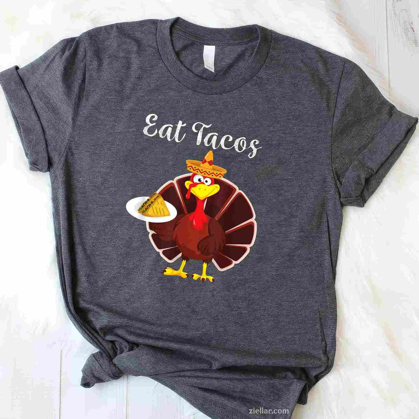 Happy Hallothanksmas Halloween Thanksgiving Christmas T-Shirt And Tee For All