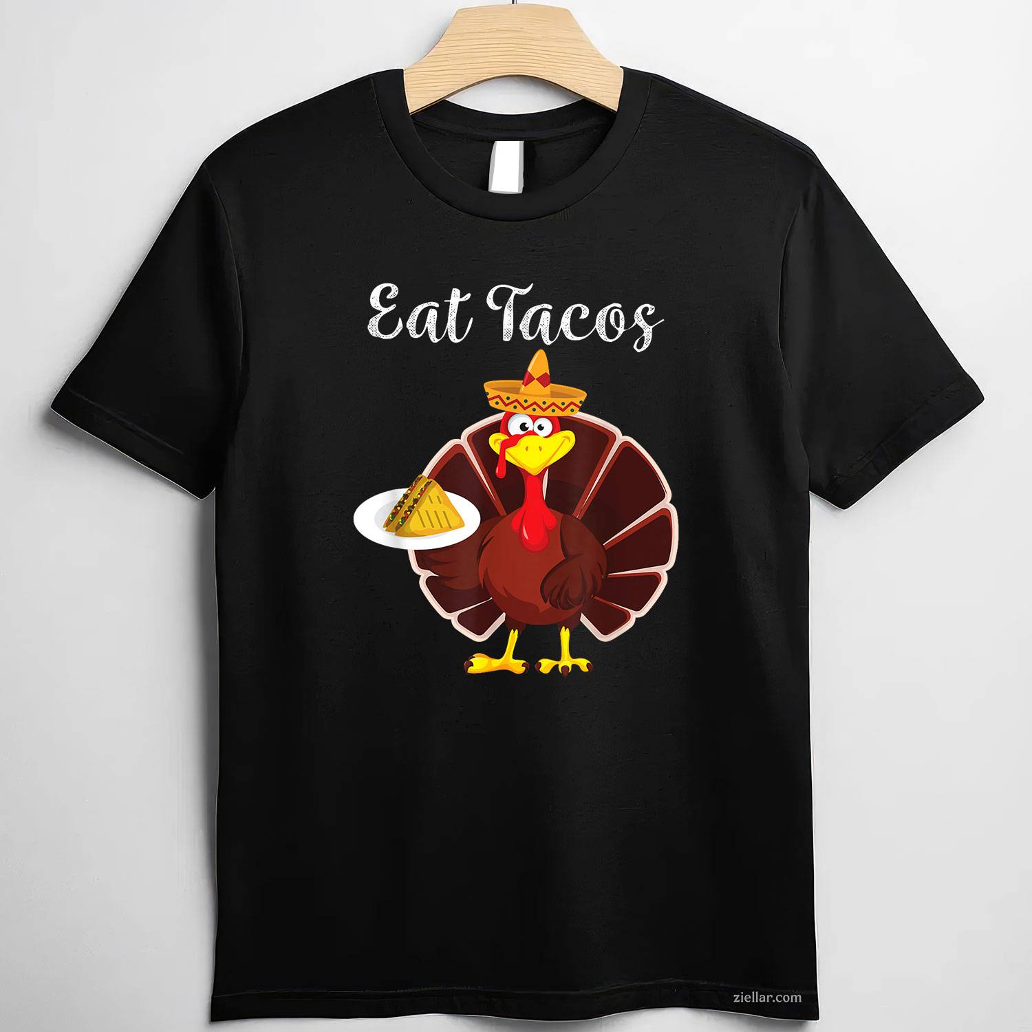 Happy Hallothanksmas Halloween Thanksgiving Christmas T-Shirt And Tee For All