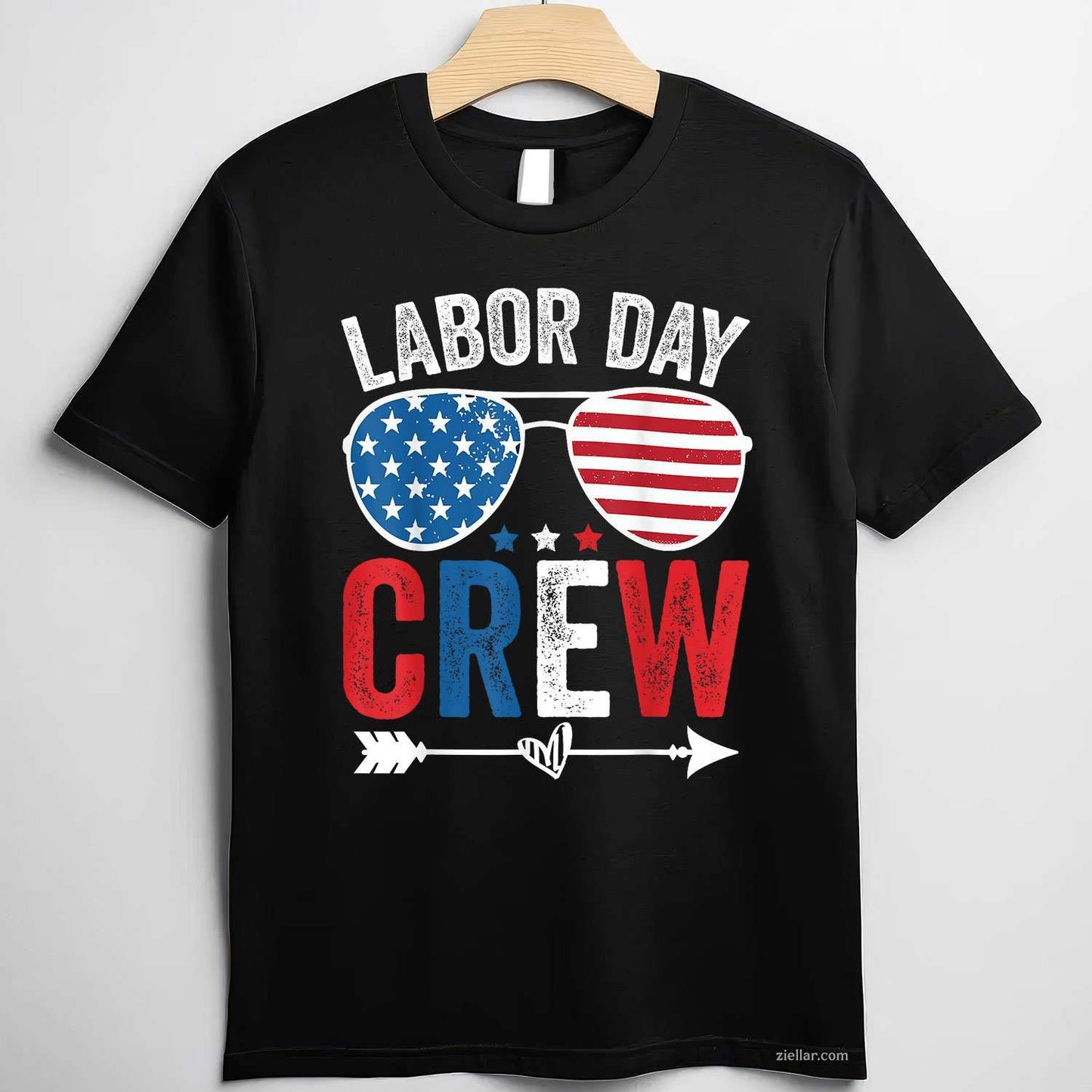 Happy Labor Day Crew Patriot Happy Labor Day T-Shirt Tee for Men Women Adults Unisex Tee Gift