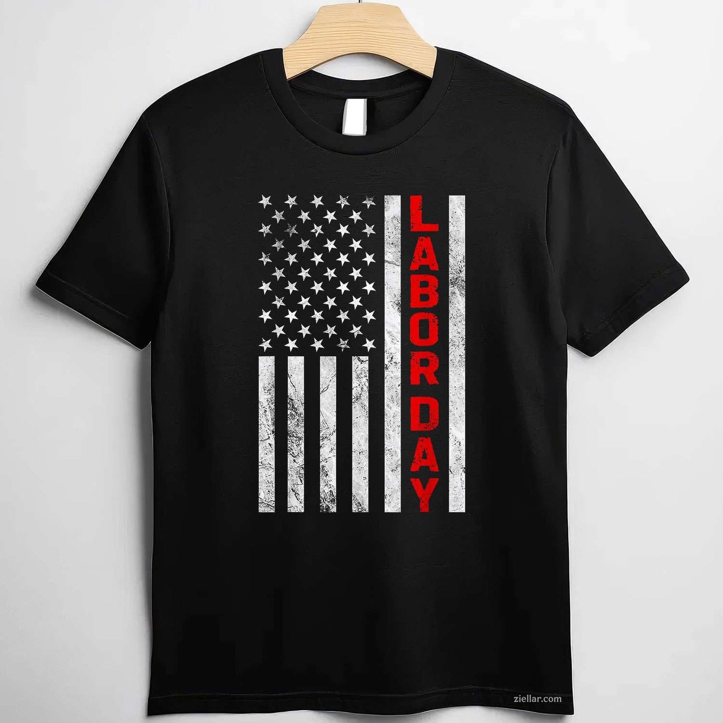 Happy Labor Day Men Women American Flag USA Labor Day T-Shirt Tee