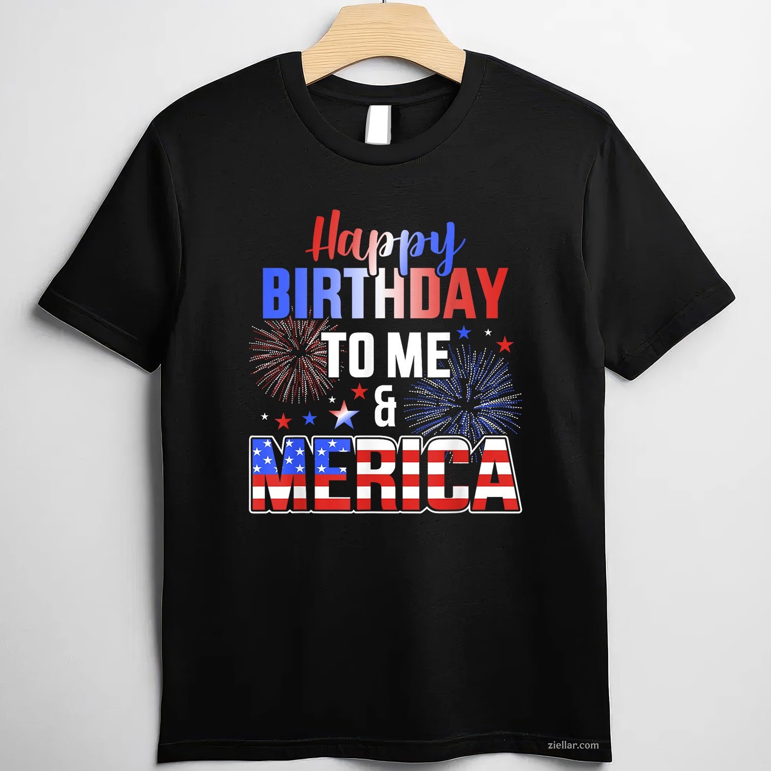 Happy birthday to me and merica with