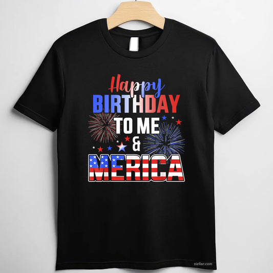 Happy birthday to me and merica with