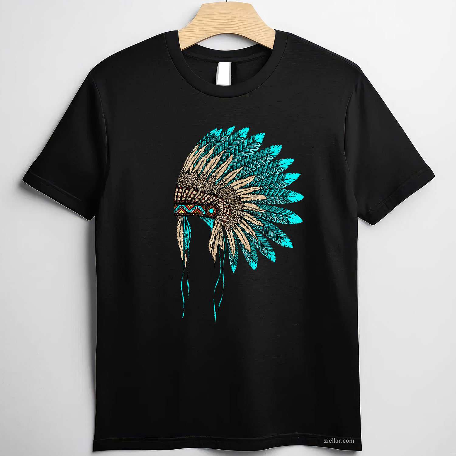 Headdress Indian Land American Heritage, Native American T-Shirt And Tee For Adults