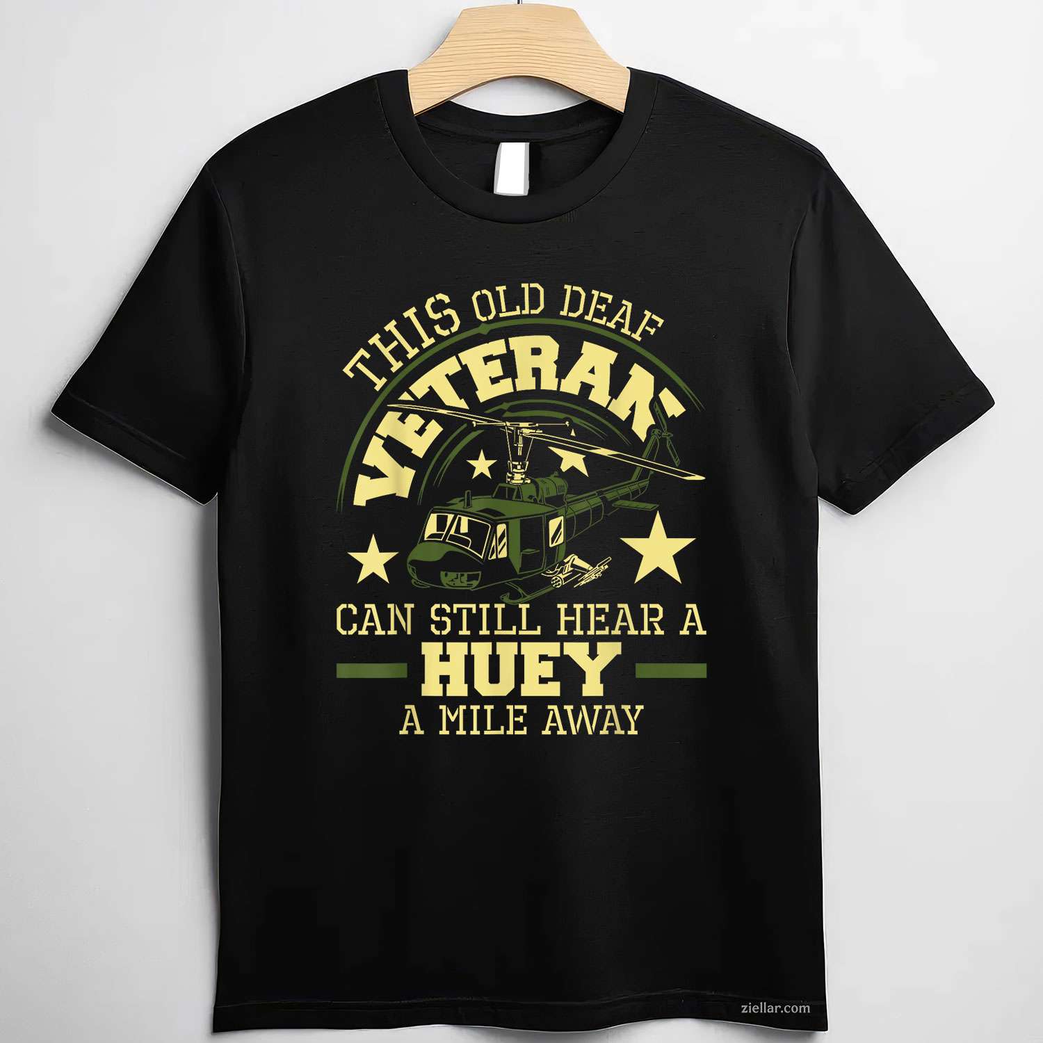 Hear A Huey A Mile Away - Helicopter Pilot Vietnam Veteran T-Shirt And Tee For Men