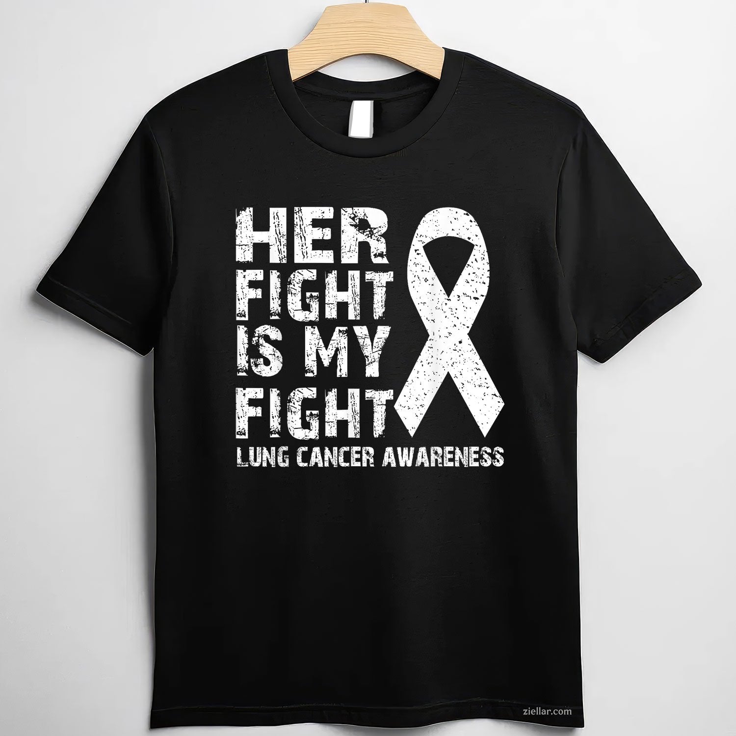 Her fight is my fight Lung cancer awareness Tees T-Shirt