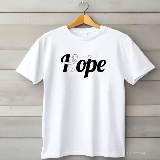 Hope - Lung Cancer Shirt Gift For Lung Cancer Support T-Shirt