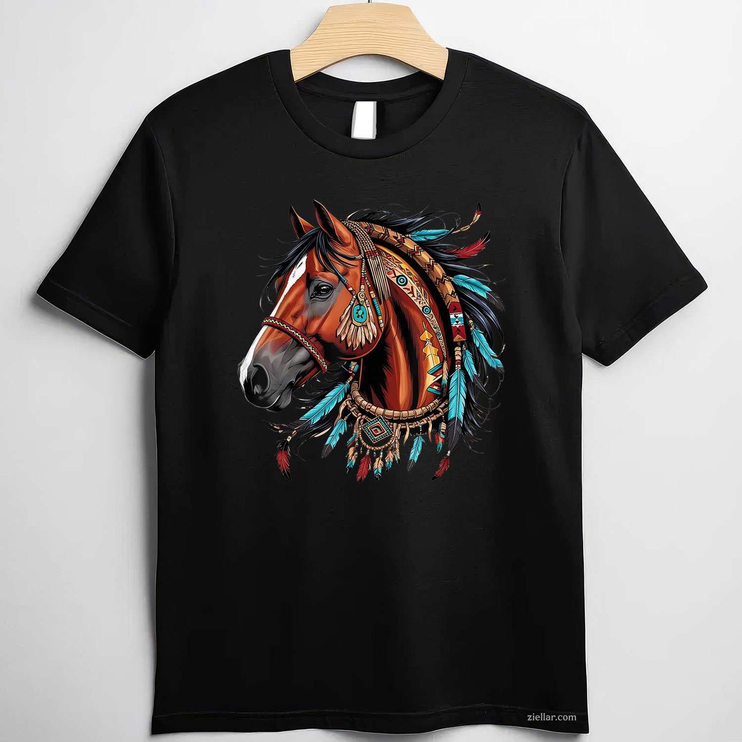 Horse Native American_ Indigenous Heritage Indian Pride T-Shirt And Tee For Adults
