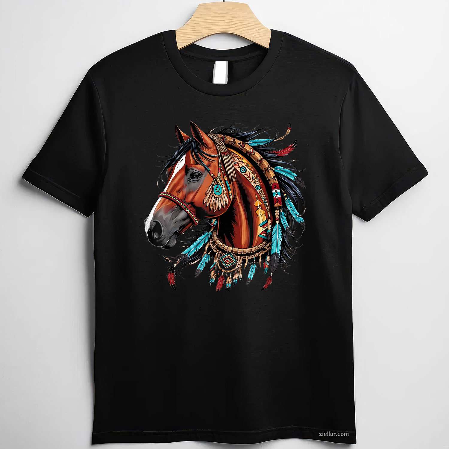 Horse Native American_ Indigenous Heritage Indian Pride T-Shirt And Tee For Adults