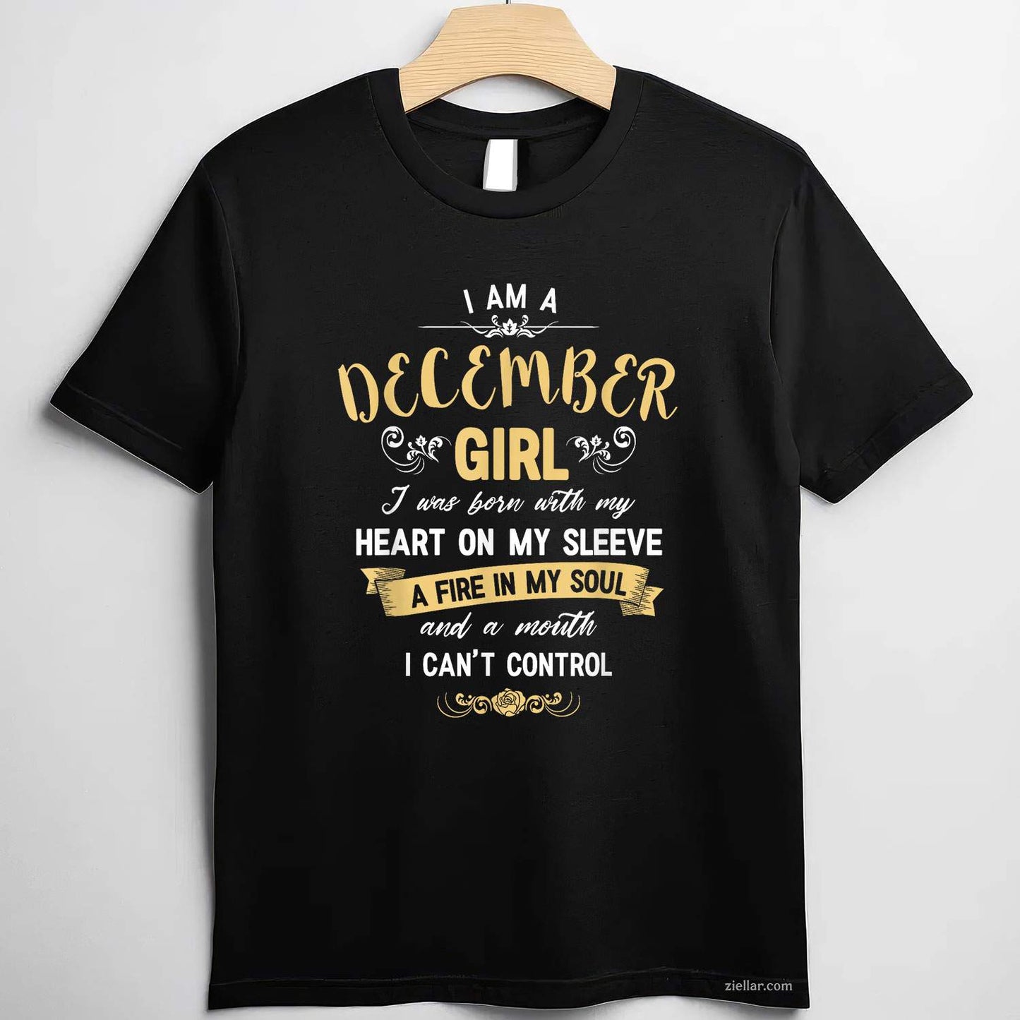 I Am A December Girl T-Shirt_ Women'S Birthday Gifts Shirt Tee, Perfect For A Winter Celebration