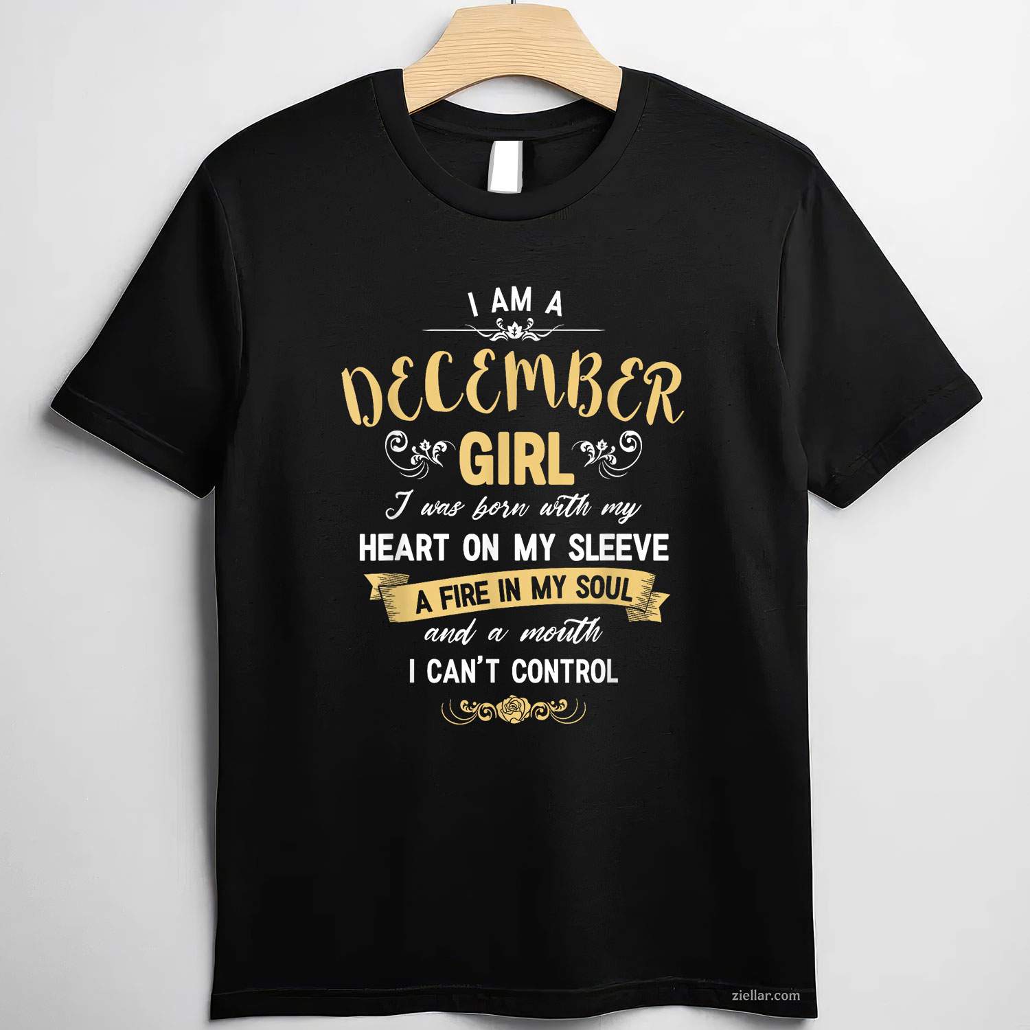 I Am A December Girl T-Shirt_ Women'S Birthday Gifts Shirt Tee, Perfect For A Winter Celebration
