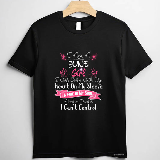 I Am A June Girl Cute