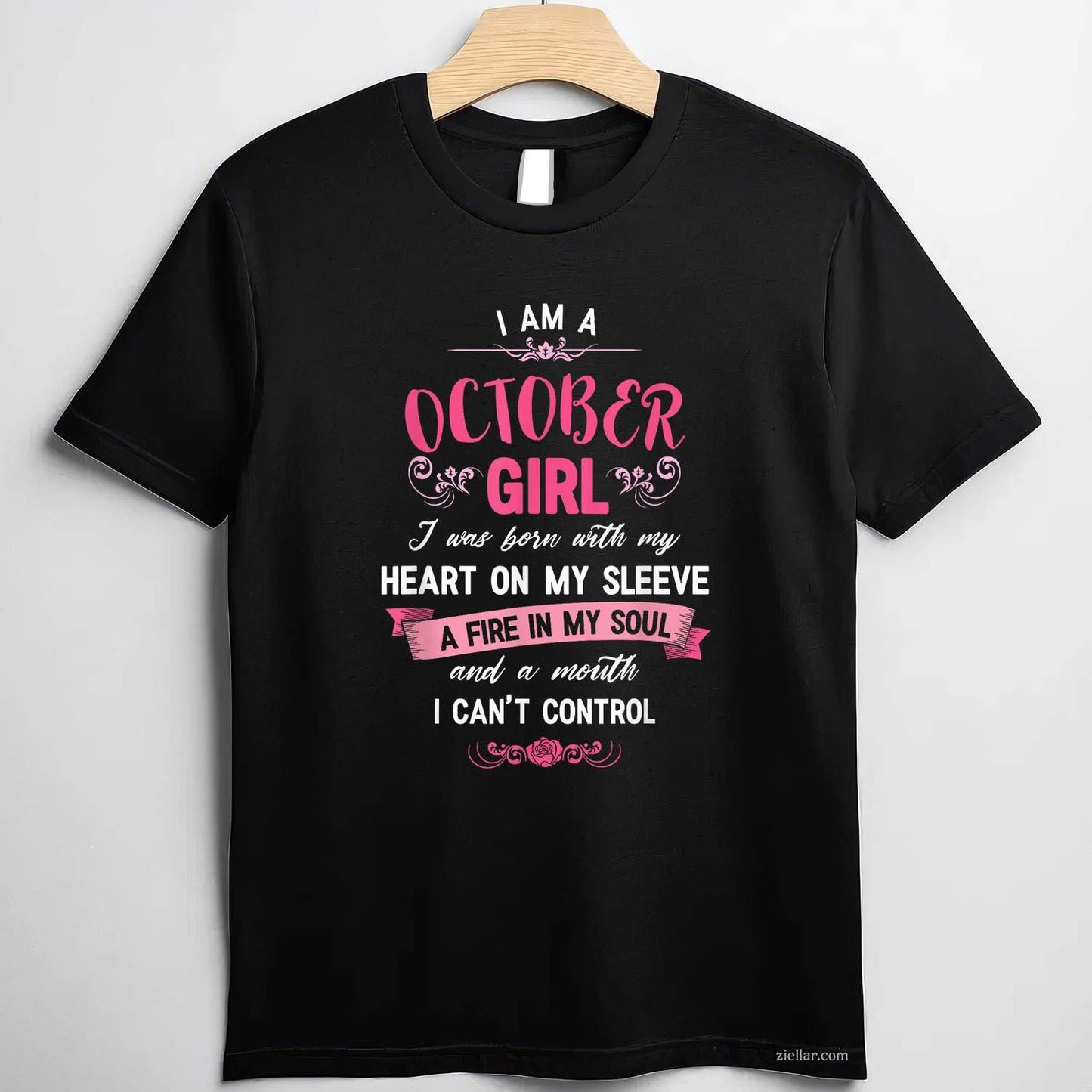 I Am A October Women Birthday Gifts Shirt Tee, Birthday T-Shirt for Men Women Adults Unisex, Trendy Graphic Apparel, Unique Gift Idea