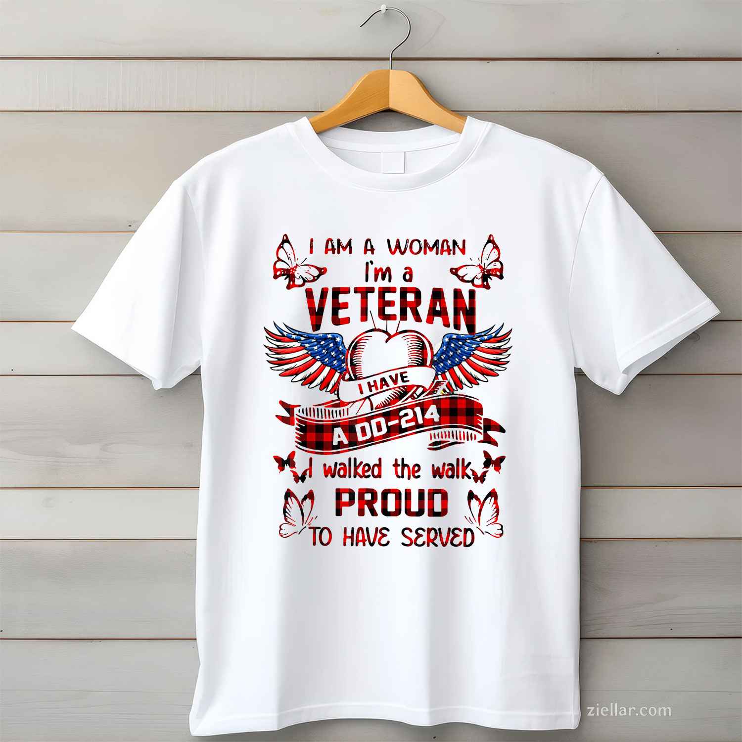 I Am A Woman I'M A Veteran I Have A Dd-214 T-Shirt And Tee For Women