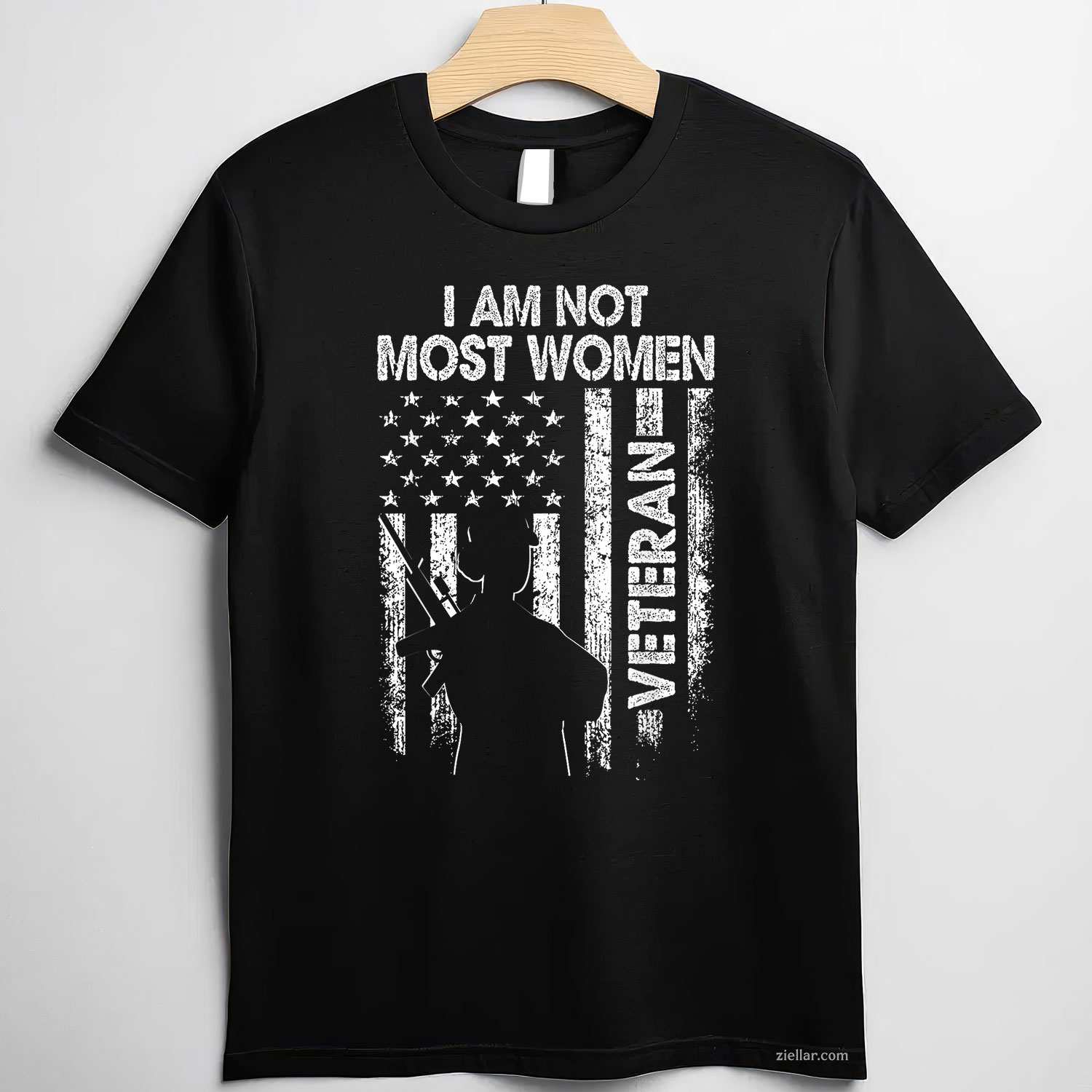 I Am Not Most Women, I Am A Veteran Soldier Wife Mom Mother T-Shirt And Tee For Adults