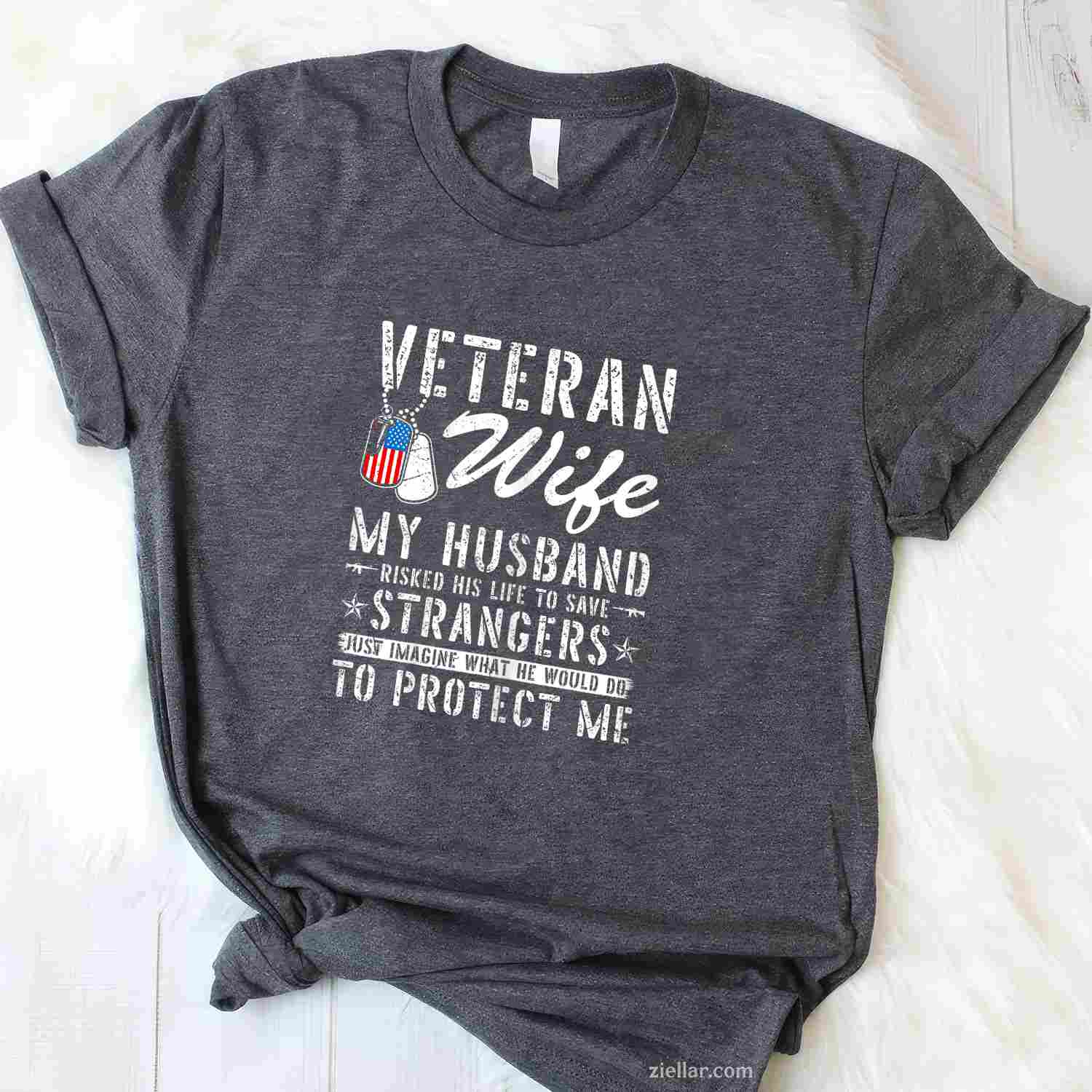 I'M A Grumpy Old Veteran Funny Army Us Flag Grandpa T-Shirt And Tee For Men