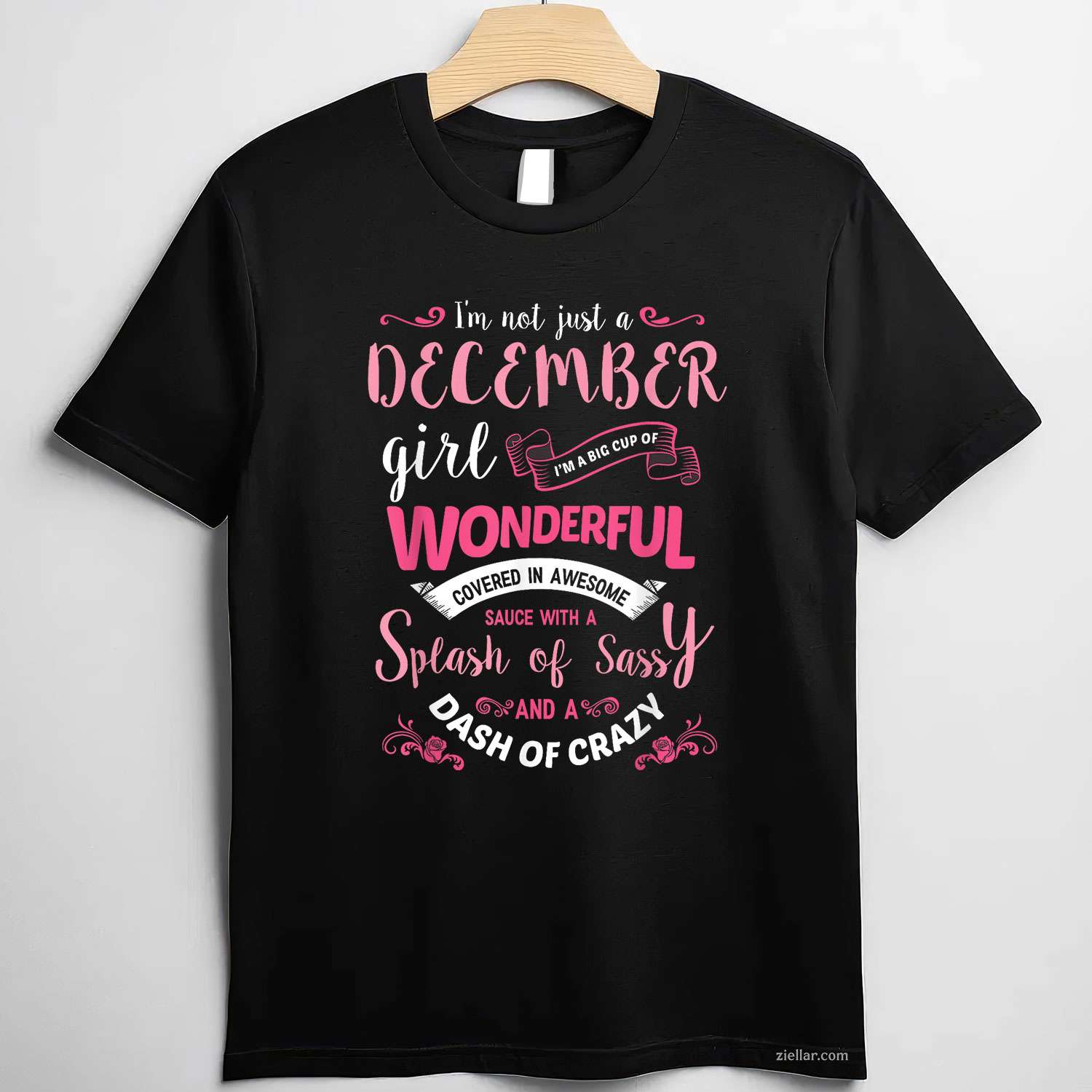 I'M Not Just A December Girl_ Funny Birthday Gift T-Shirt For Women, Cool Queen Birthday Tee