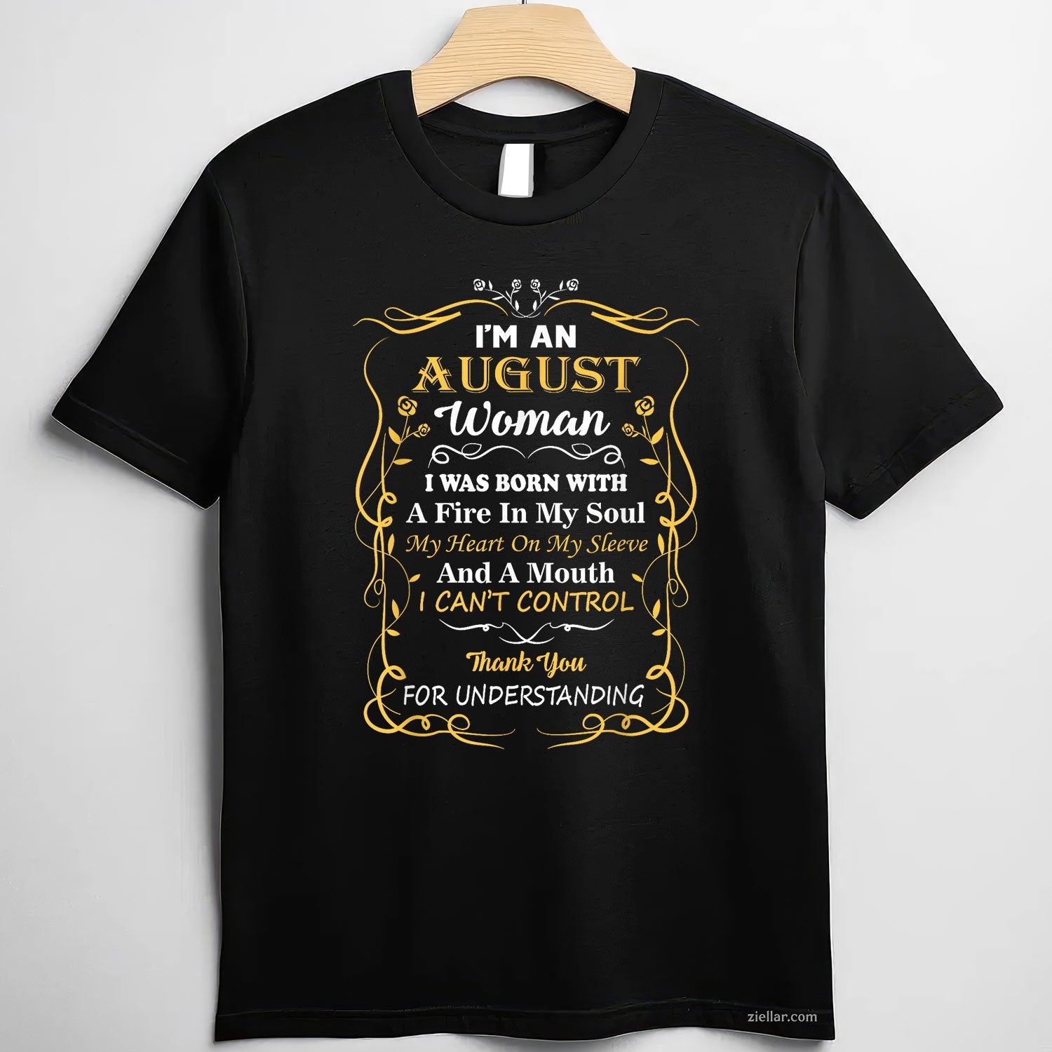 I’m an August Woman Tee and T-Shirt, Funny Diva Birthday T-Shirt Gift for Women Adults