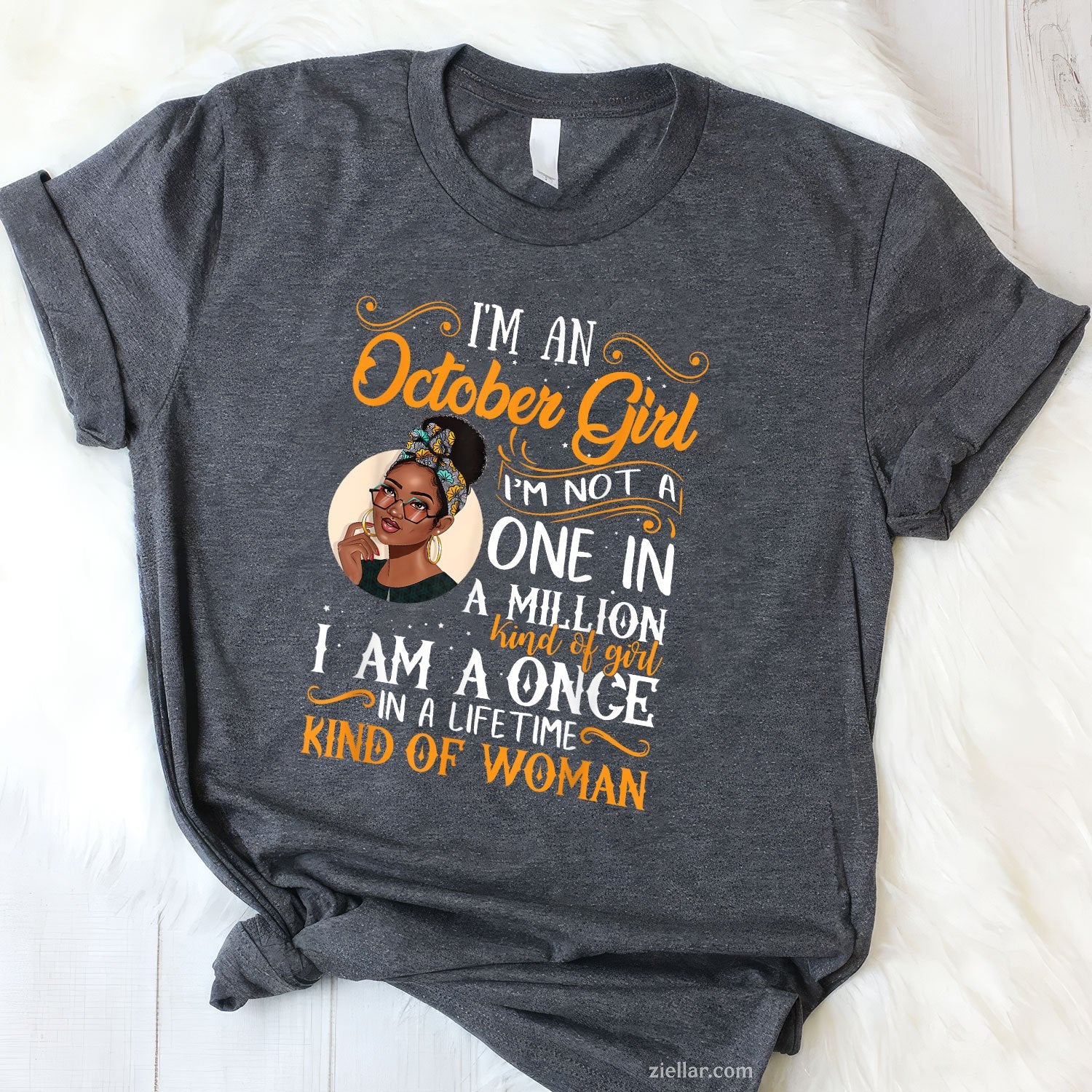 I’m an October Girl Tee and T-Shirt, Black Women Libra Birthday T-Shirt Gift for Adults