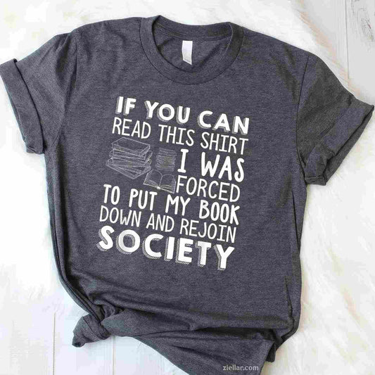 If You Can Read This Book Lovers Novel Reading Funny T-Shirt