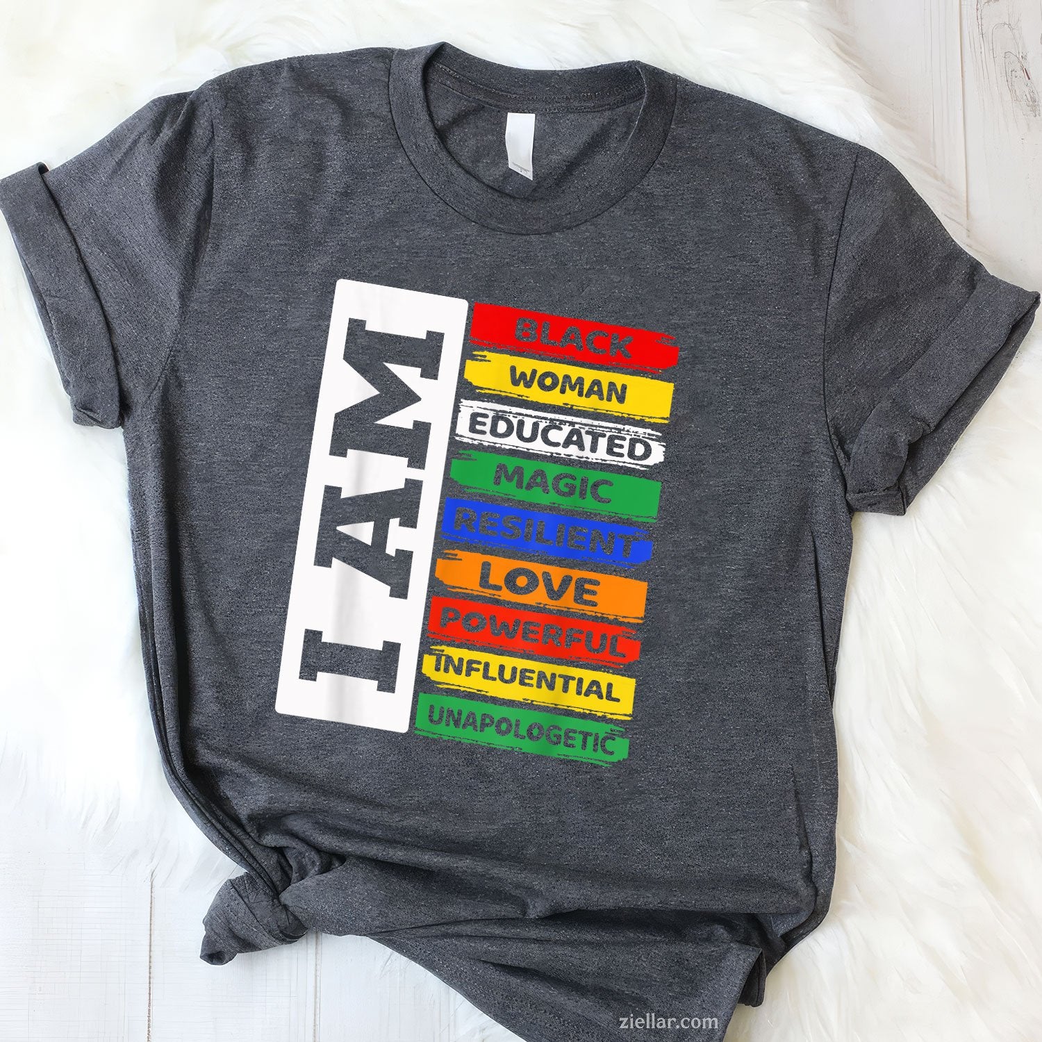 Im Black Woman African American Women Pride Juneteenth Tee