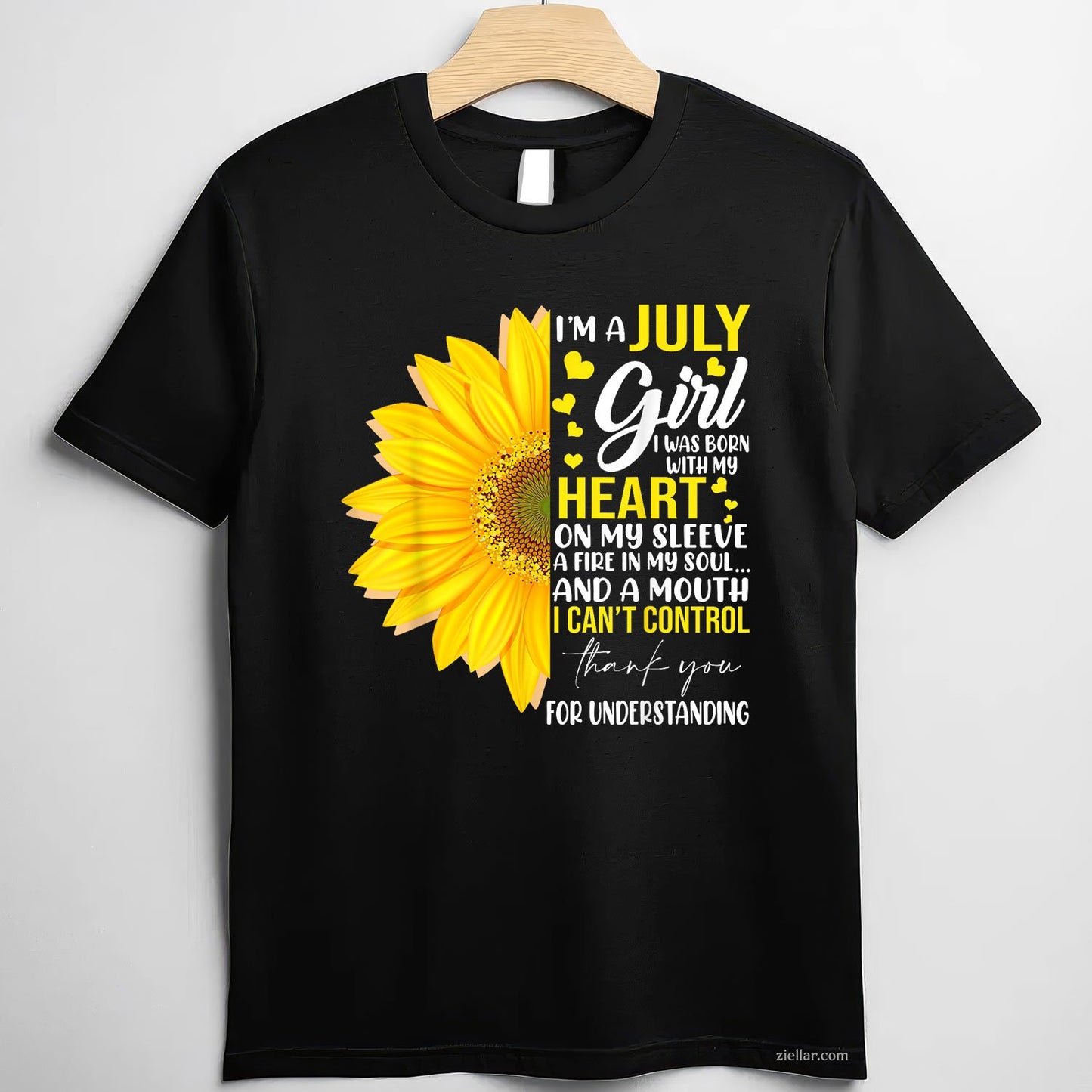 Im July Girl Sunflower