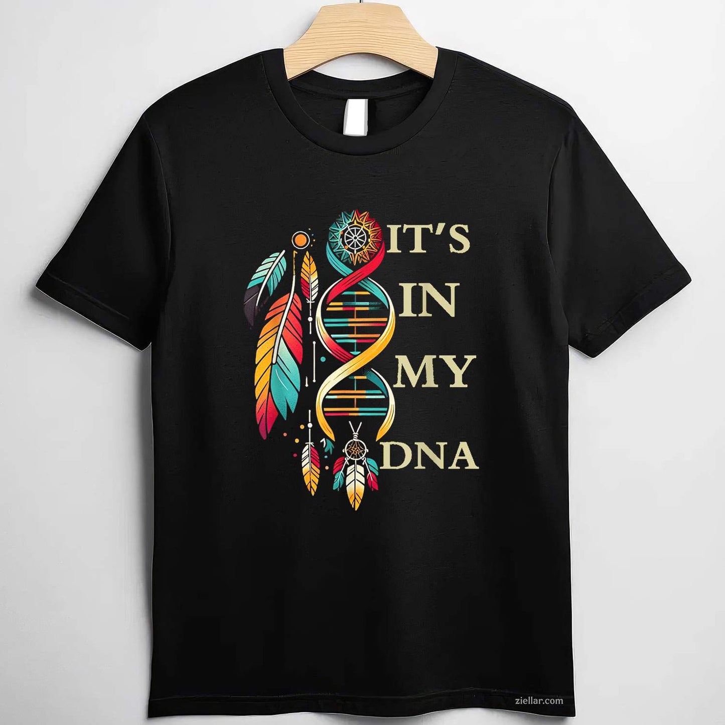 It'S In My Dna, A Proud Indigenous Native American Indian Day Pride T-Shirt And Tee