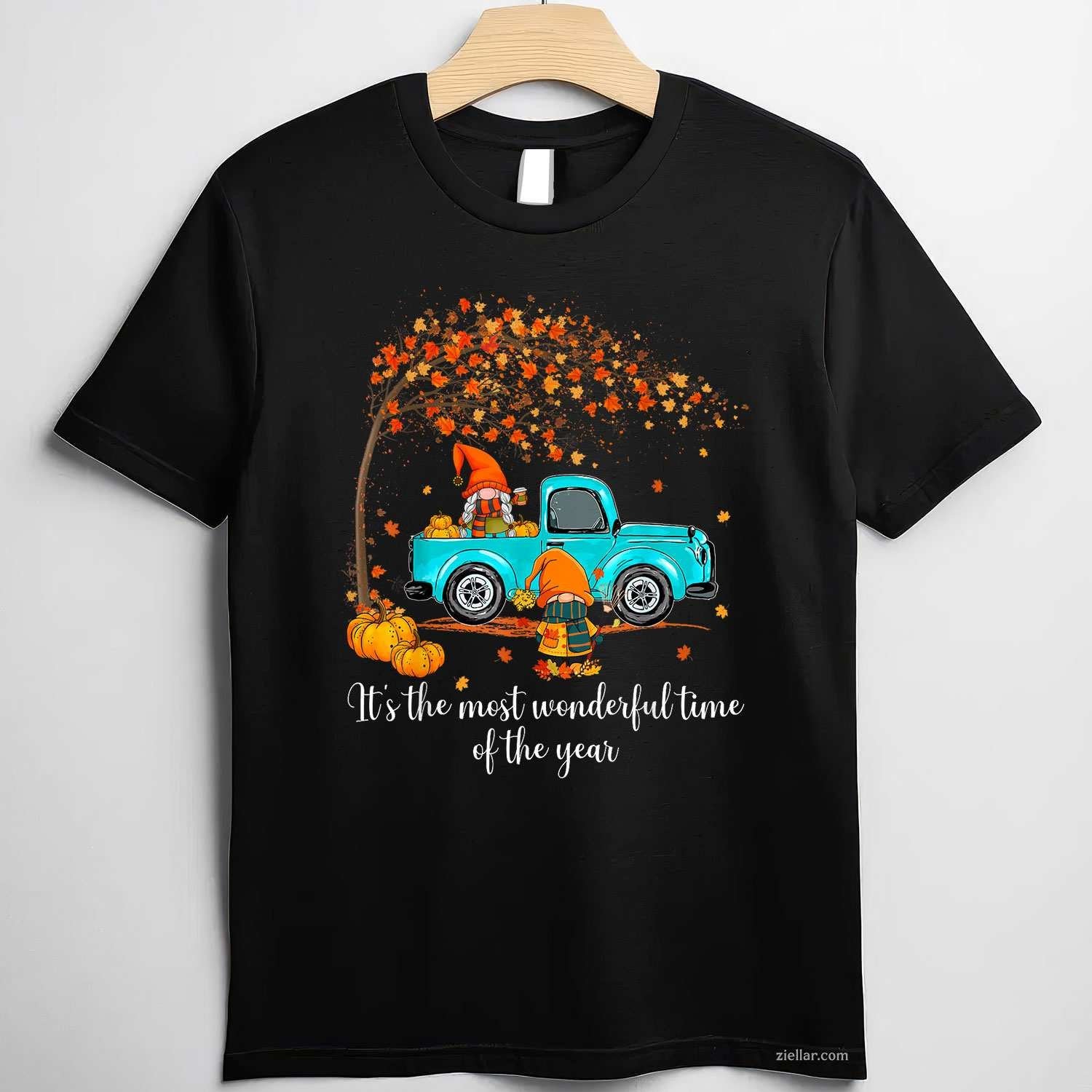 It's The Most Wonderful Time Of The Year Gnomes Autumn Fall Tee, Gnome T-Shirt for Men Women Adults Unisex, Aesthetic Streetwear Top, Soft Cotton Premium Print