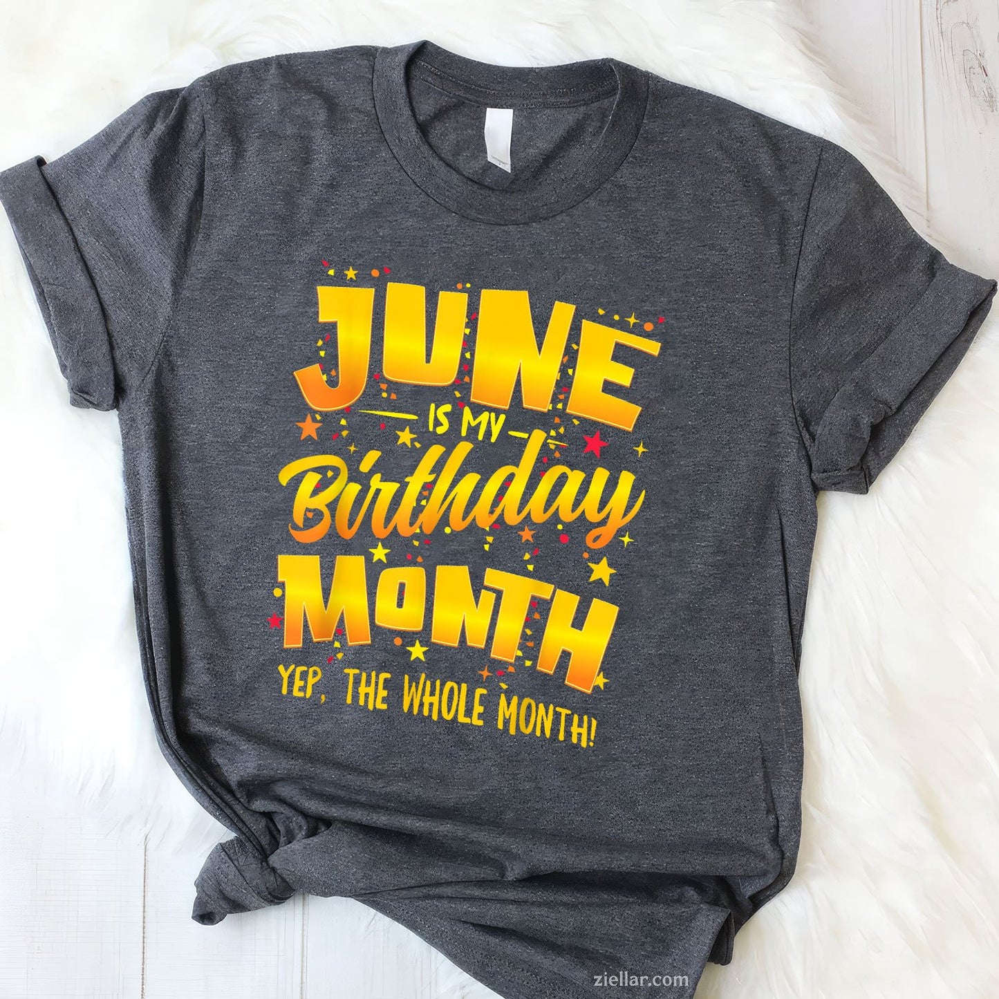 June Birthday Celebration Design For Men Women Youth