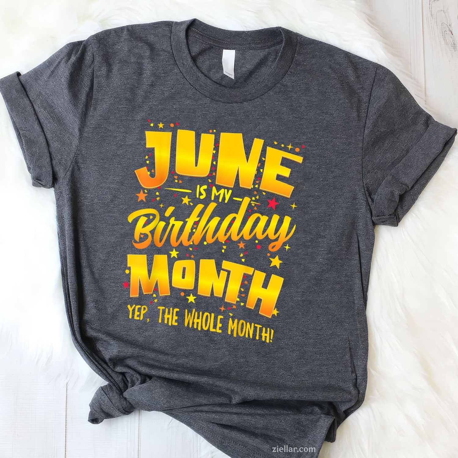 June Birthday Celebration Design For Men Women Youth