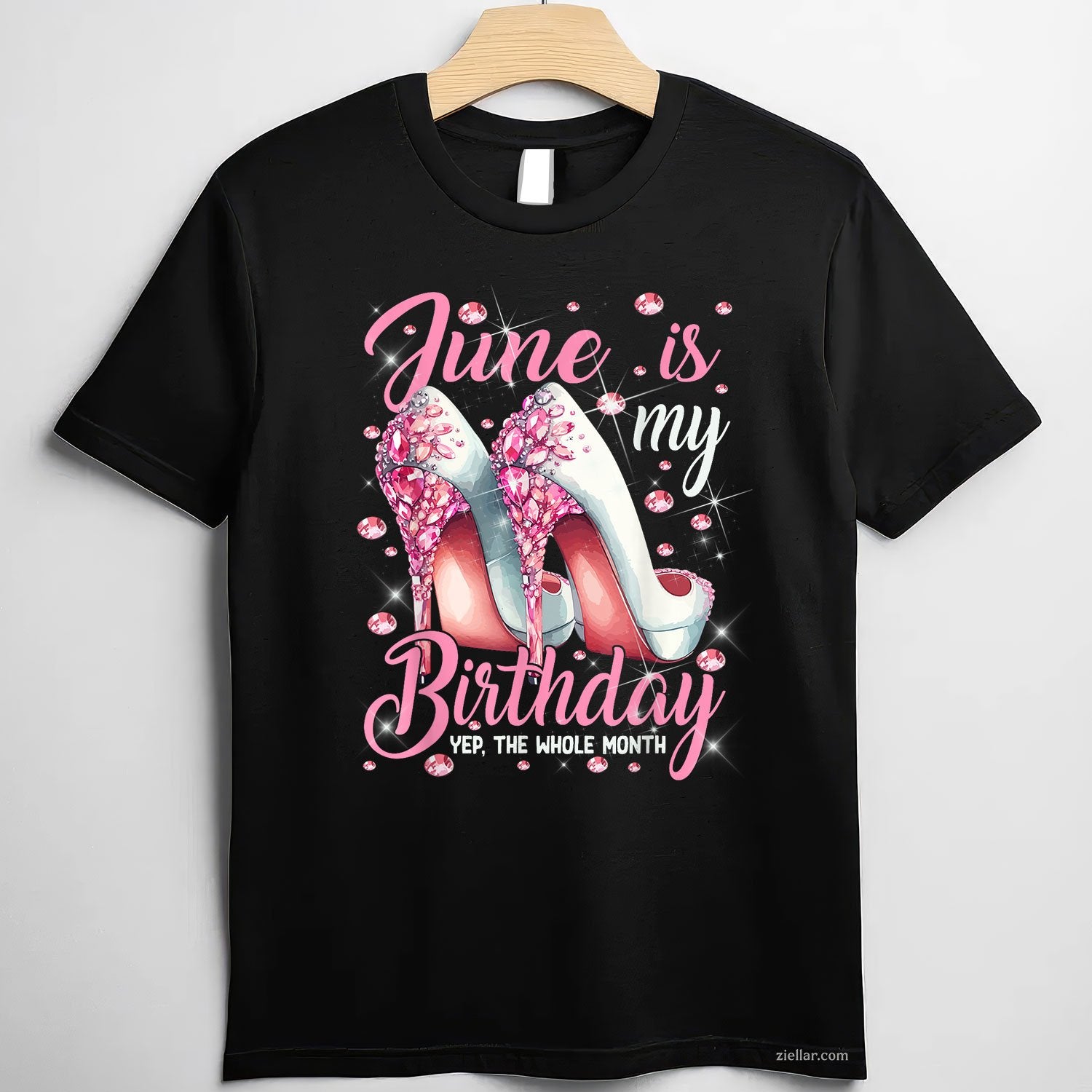 June Is My Birthday Month Pink Cute