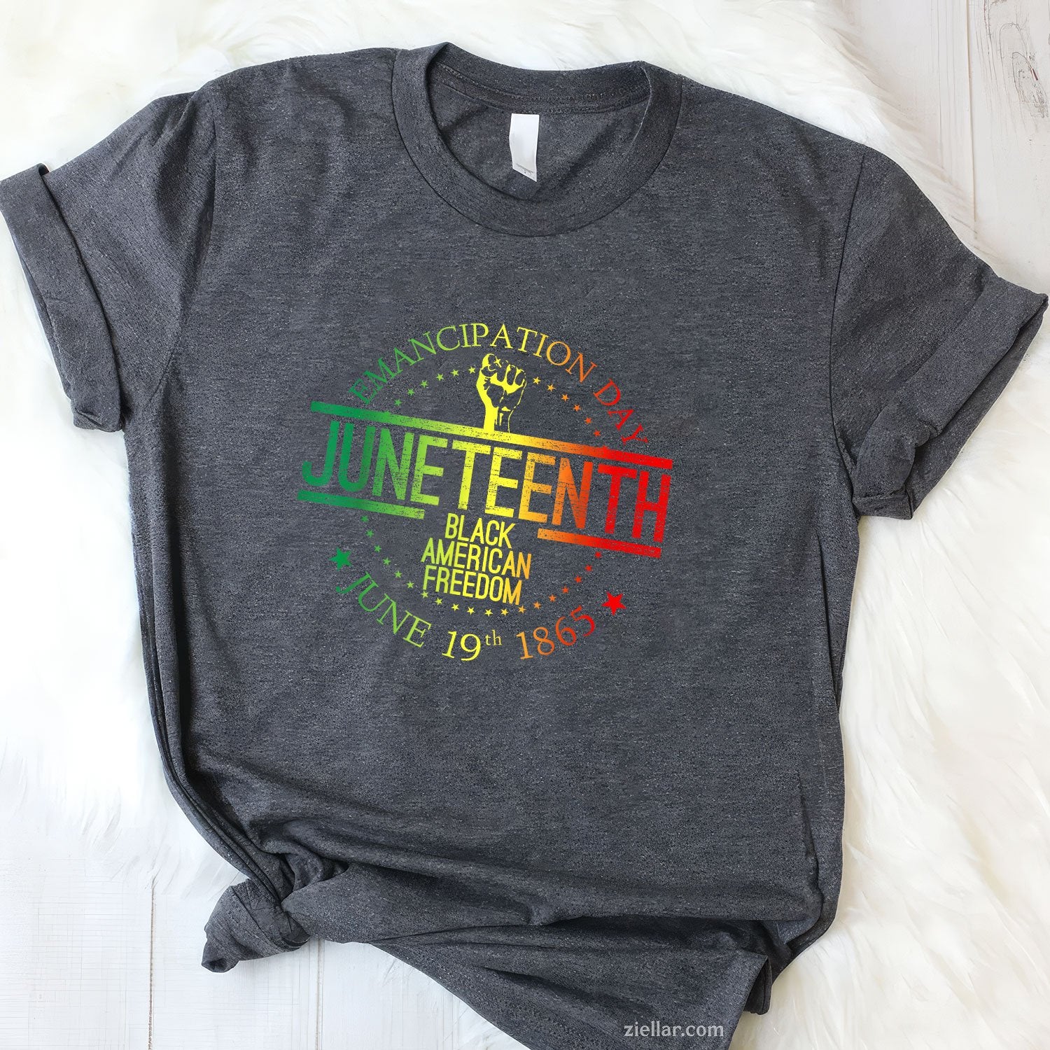 June Juneteenth American Tee History 19 African Black Freedom