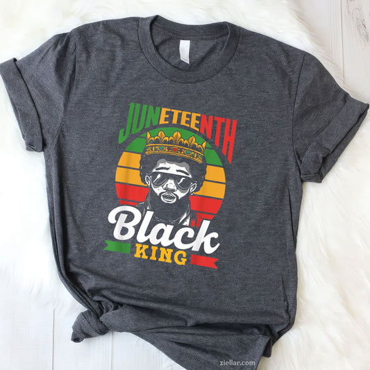 Juneteenth Black King American 1865 Africa TShirt Unisex Adult