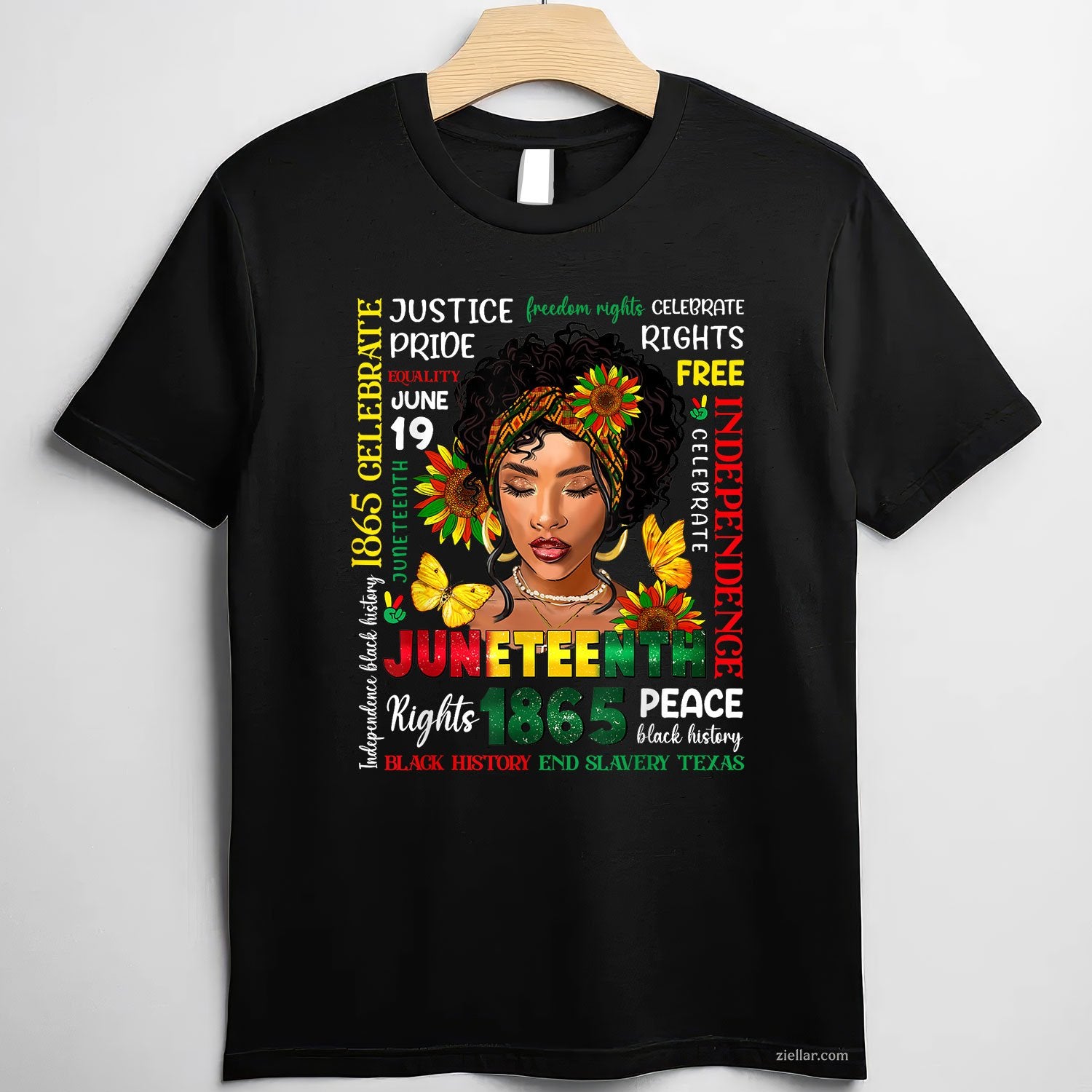Juneteenth Shirts Celebrating Black Freedom 1865 Women