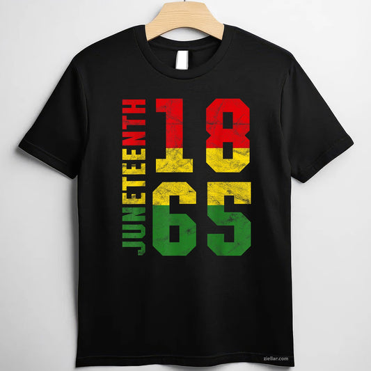 Juneteenth 1865 Vintage Emancipation Melanin Black Pride TShirt Unisex Adult