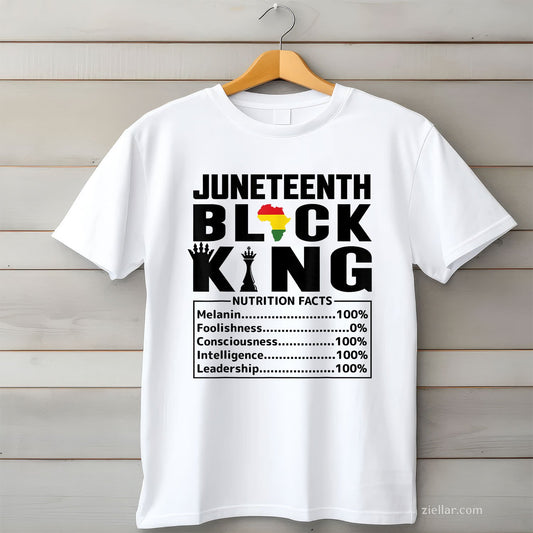 Juneteenth Nutritional Facts King Black