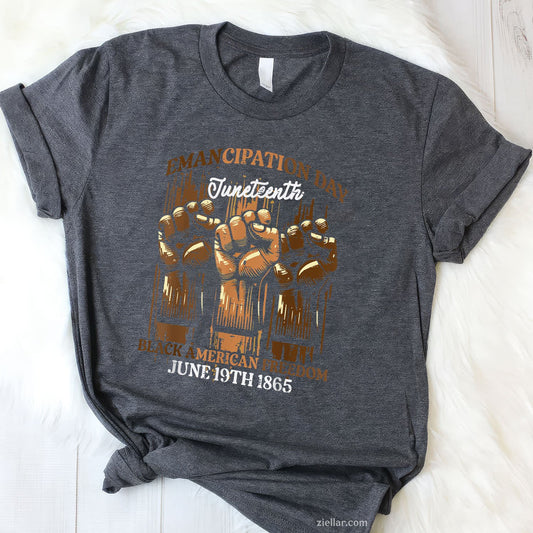 Juneteenth Emancipation Day Black African Men Women TShirt Unisex