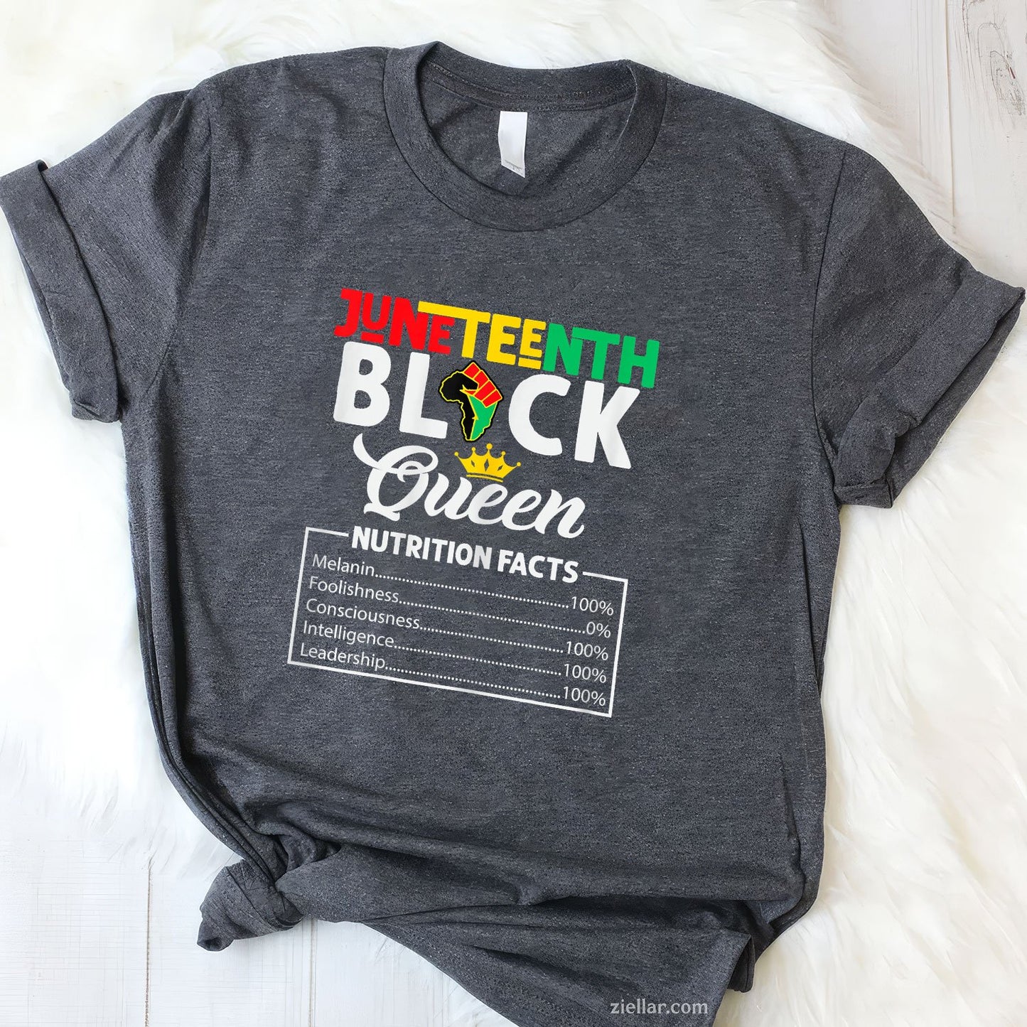 Juneteenth Womens Black Queen