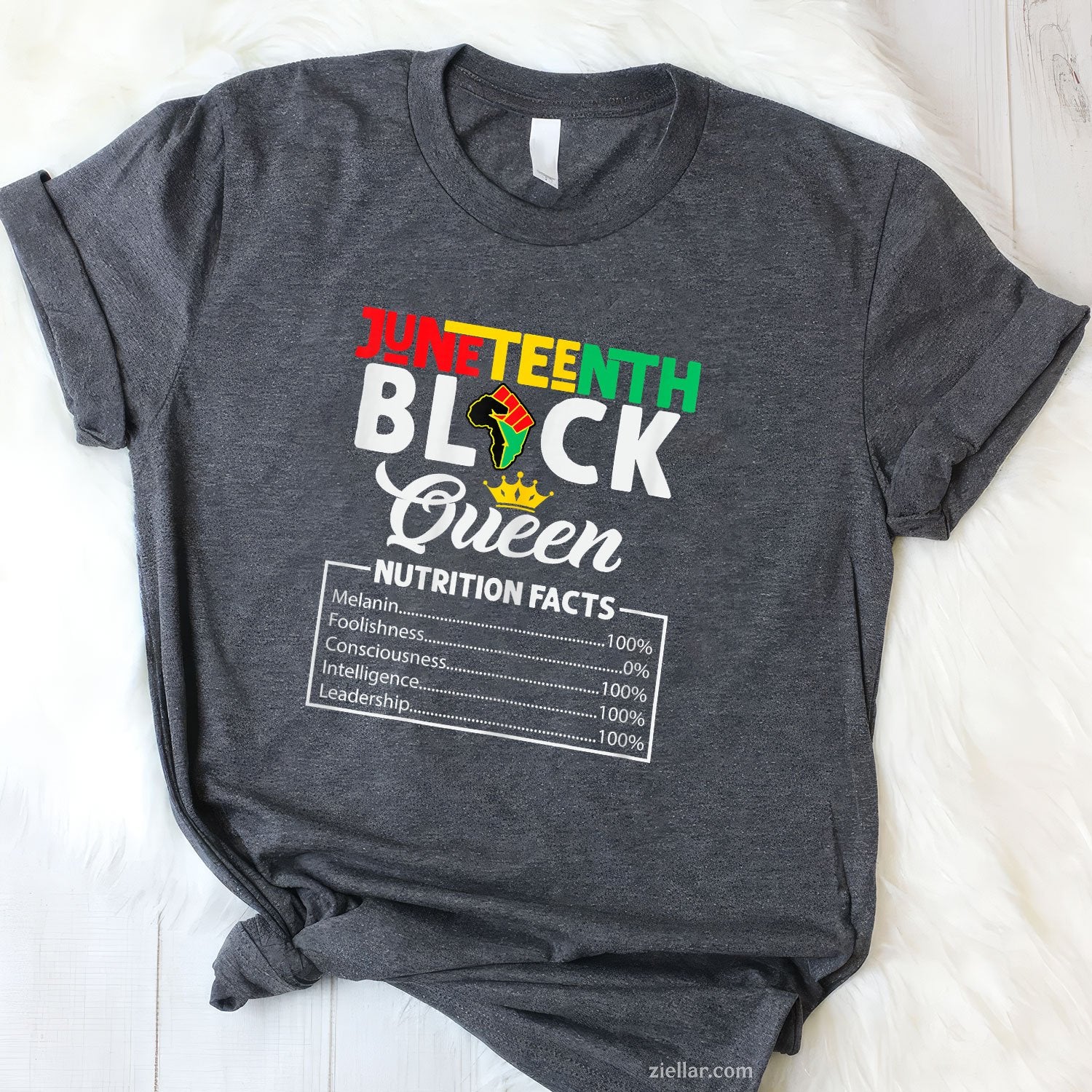 Juneteenth Womens Black Queen