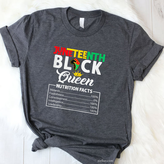 Juneteenth Womens Black Queen
