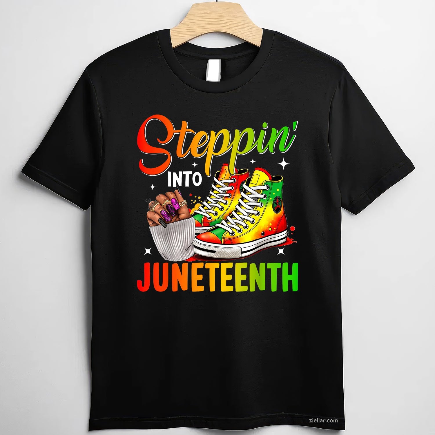 Juneteenth Shirts Women Stepping Into