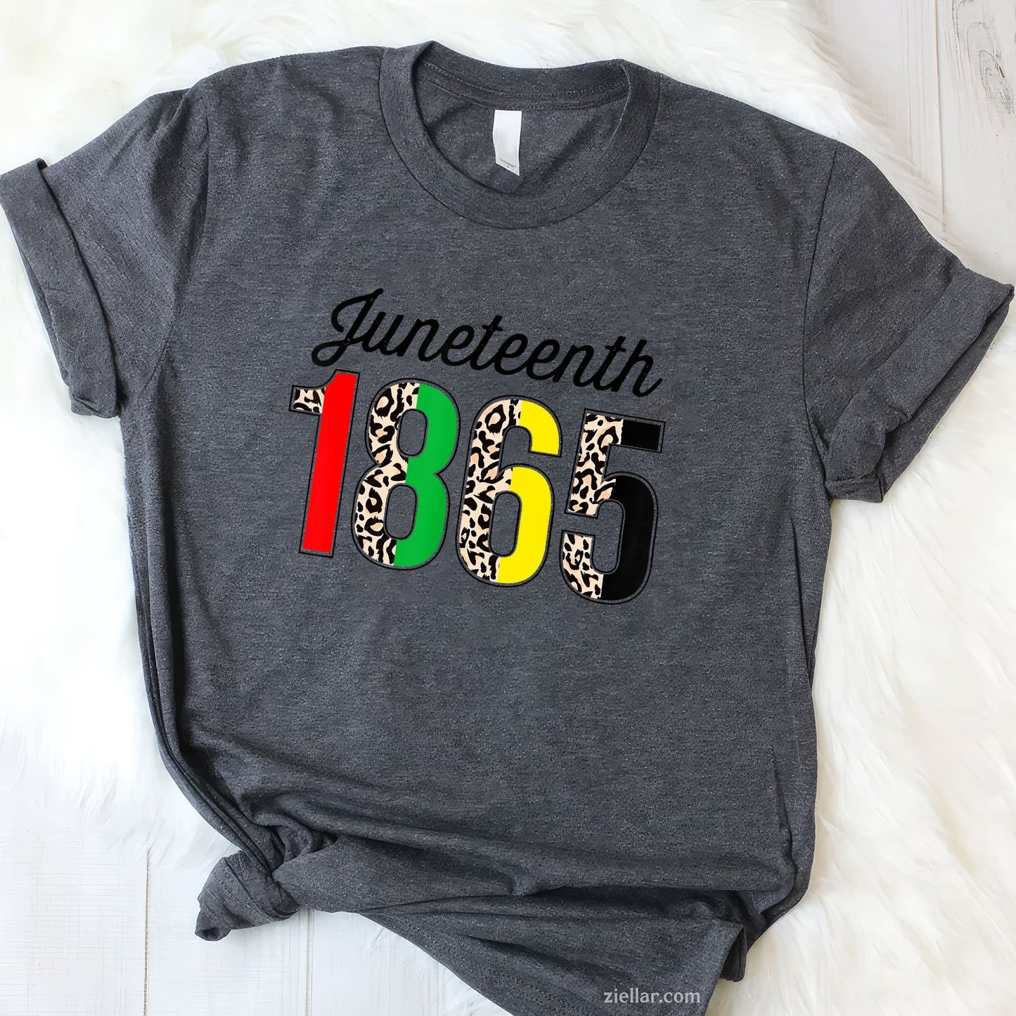 Juneteenth Leopard American African 1865 Flag