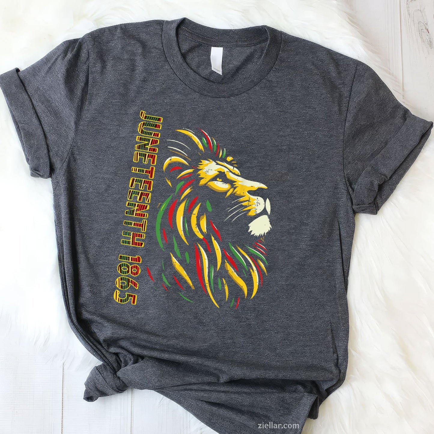 Juneteenth Lion Black African June 19th Men