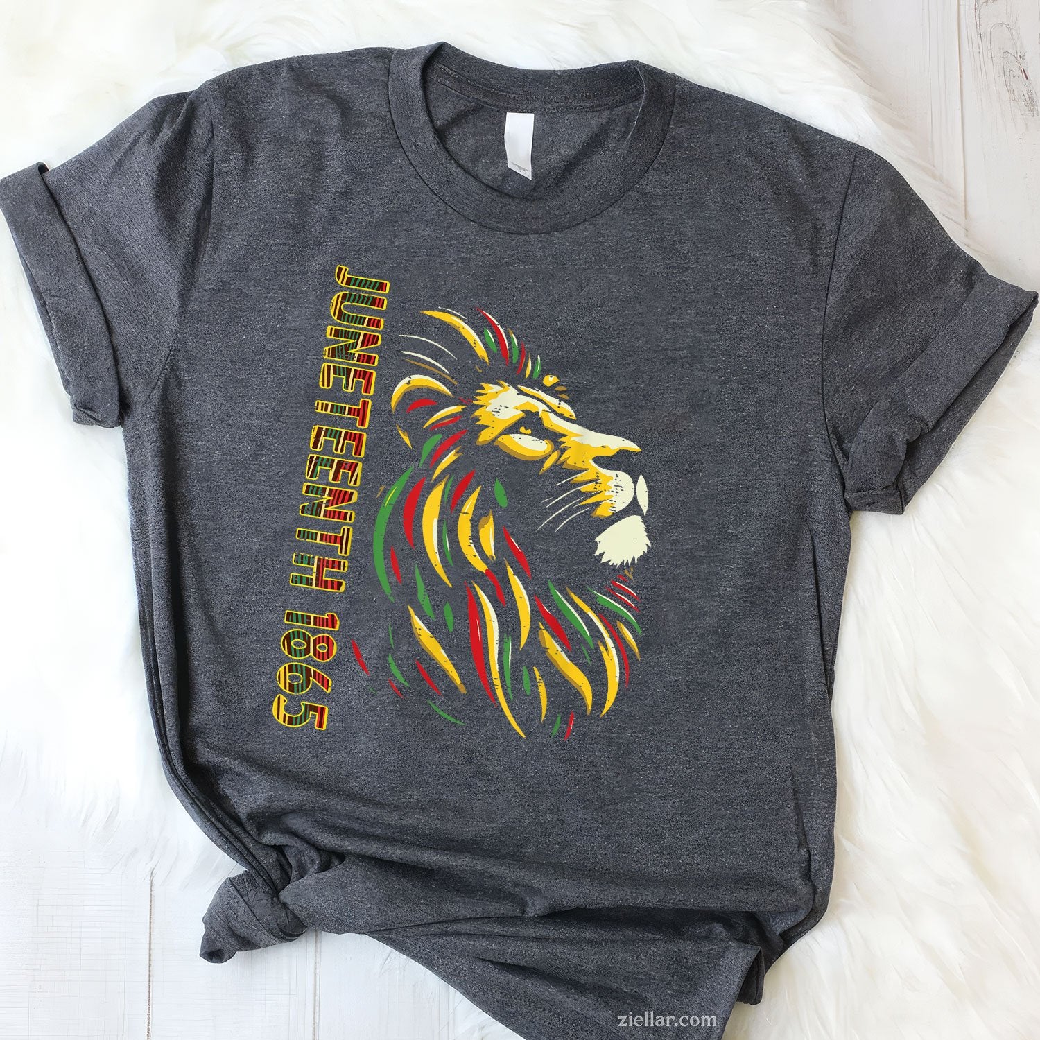 Juneteenth Lion Black African June 19th Men