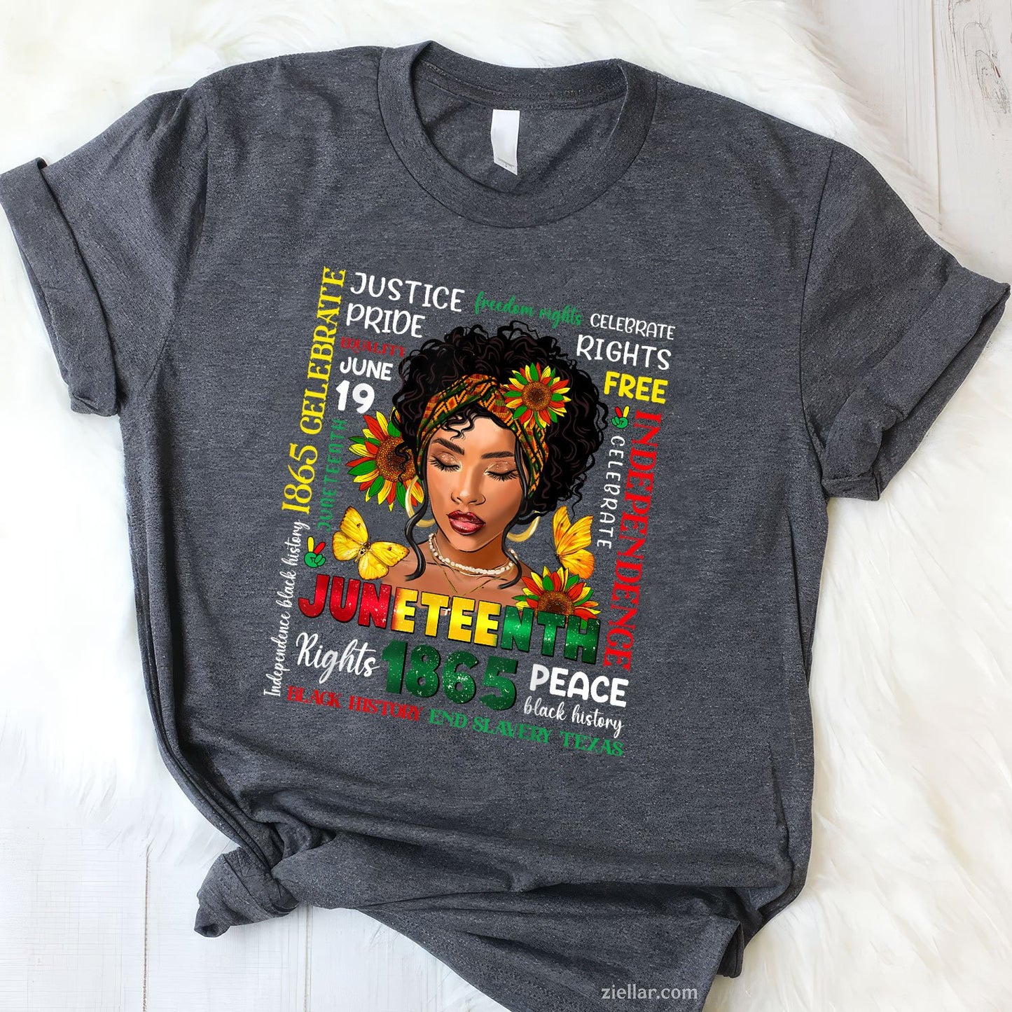 Juneteenth Shirts Celebrating Black Freedom 1865 Women
