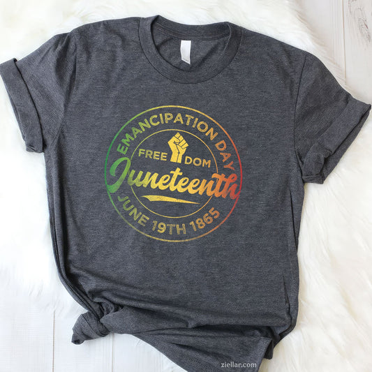 Juneteenth African American Black History June 19th 1865 Tee