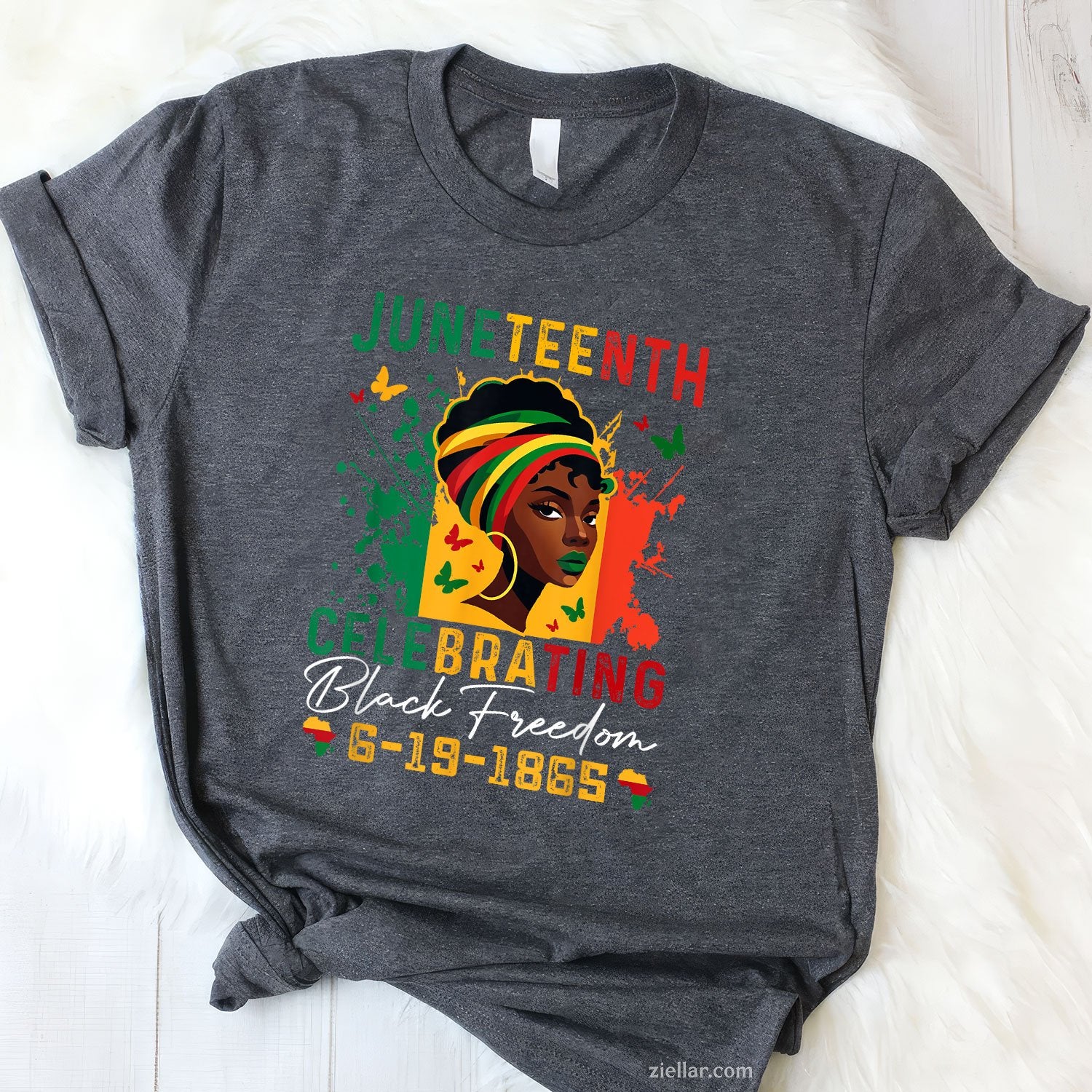 Juneteenth Celebrating Black Freedom 1865 TShirt Unisex