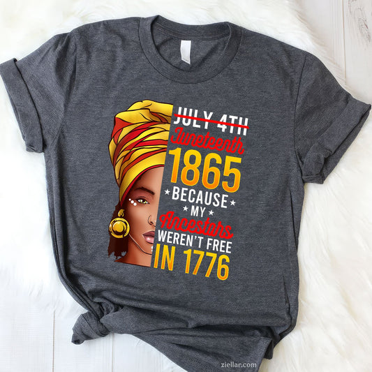 Juneteenth Shirts Women Tshirt